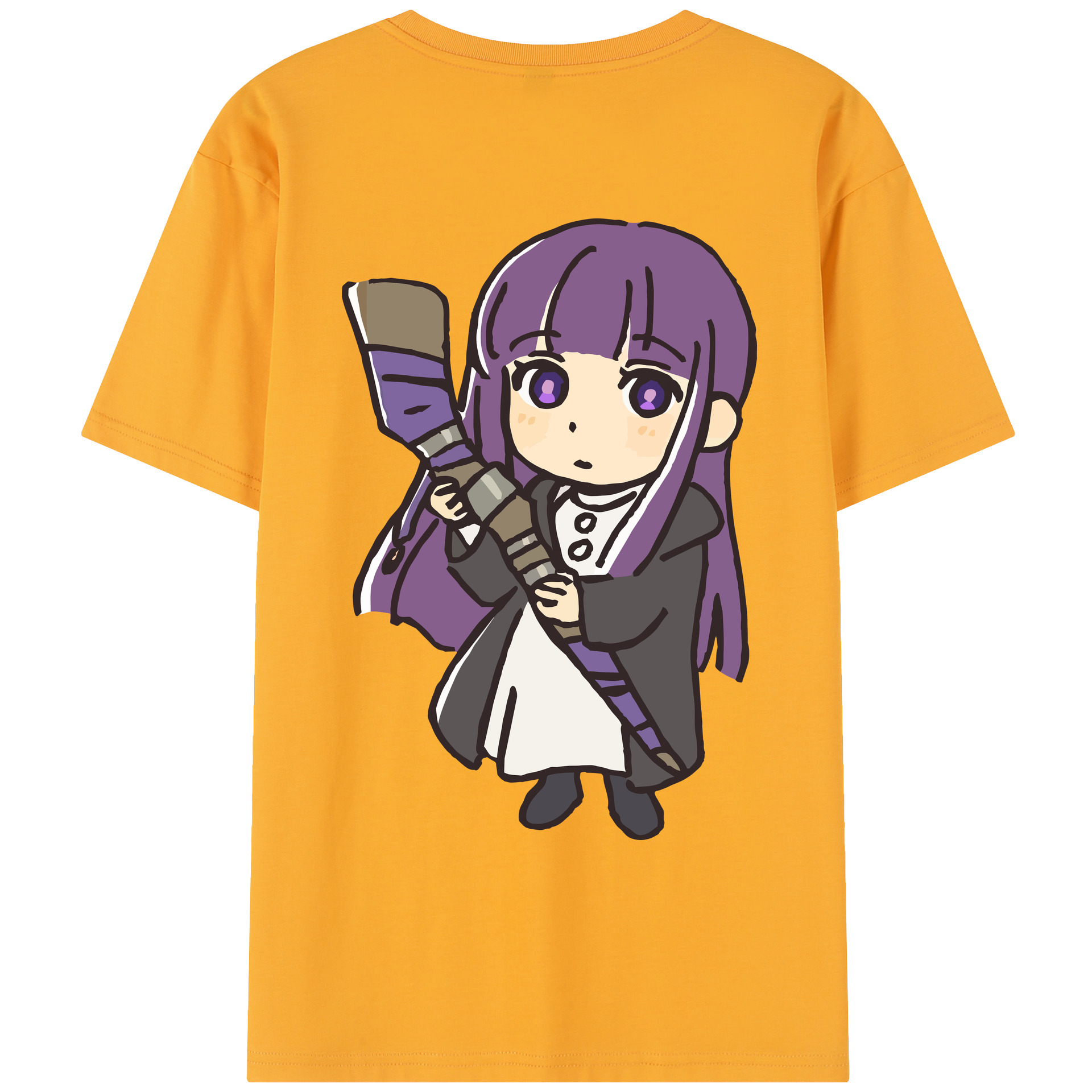 （画像用） 葬送のフリーレン Frieren レディース半袖Tシャツ(バックプリント)