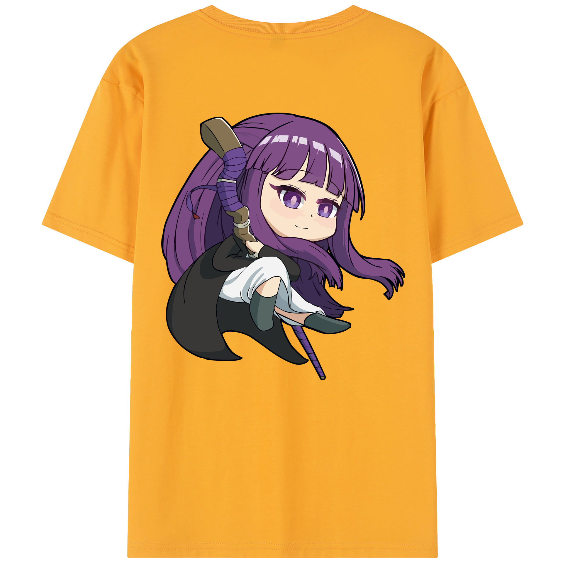 （画像用） 葬送のフリーレン Frieren レディース半袖Tシャツ(バックプリント)