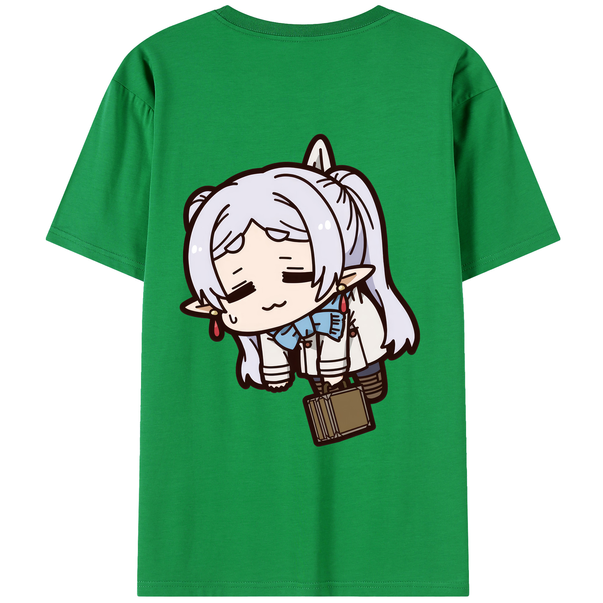 （画像用） 葬送のフリーレン Frieren レディース半袖Tシャツ(バックプリント)