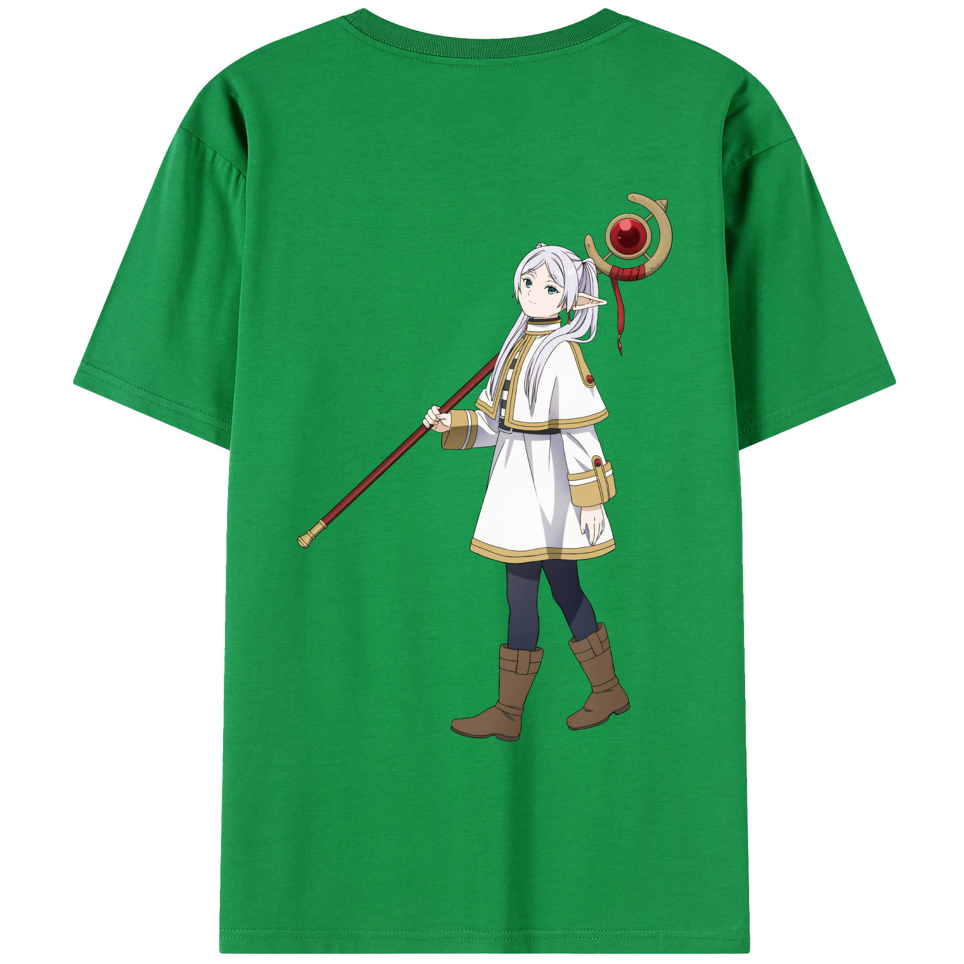 （画像用） 葬送のフリーレン Frieren レディース半袖Tシャツ(バックプリント)