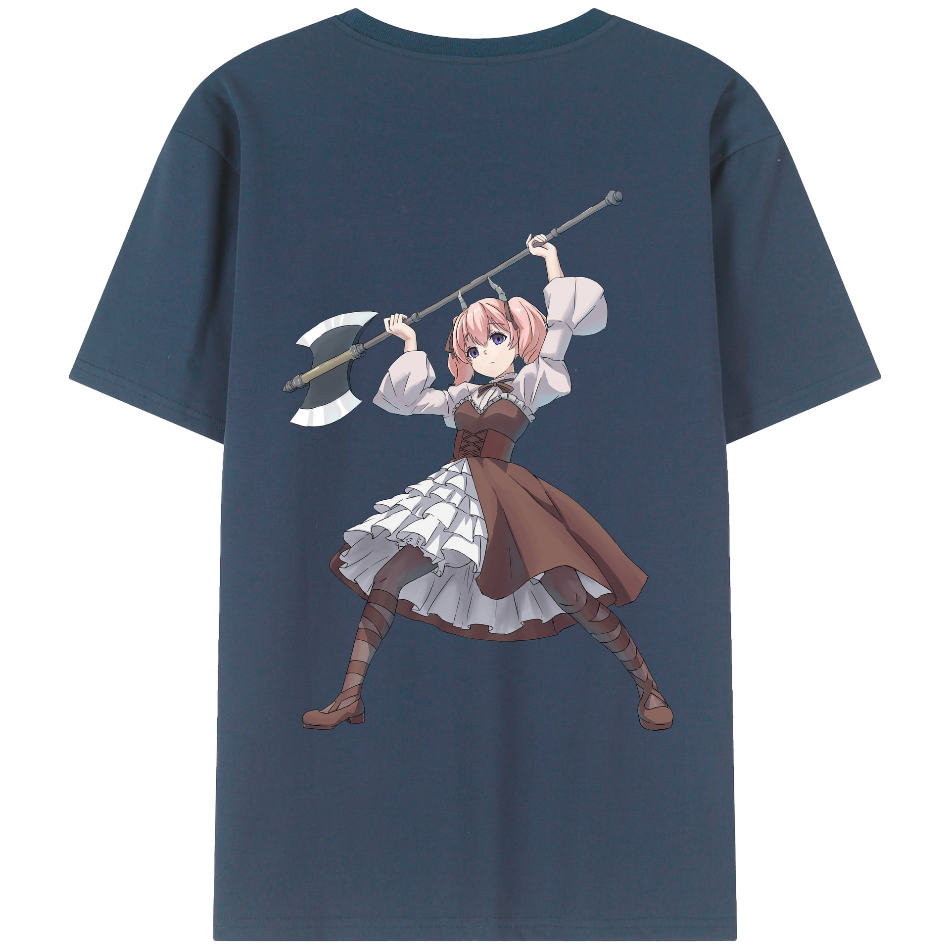（画像用） 葬送のフリーレン Frieren レディース半袖Tシャツ(バックプリント)