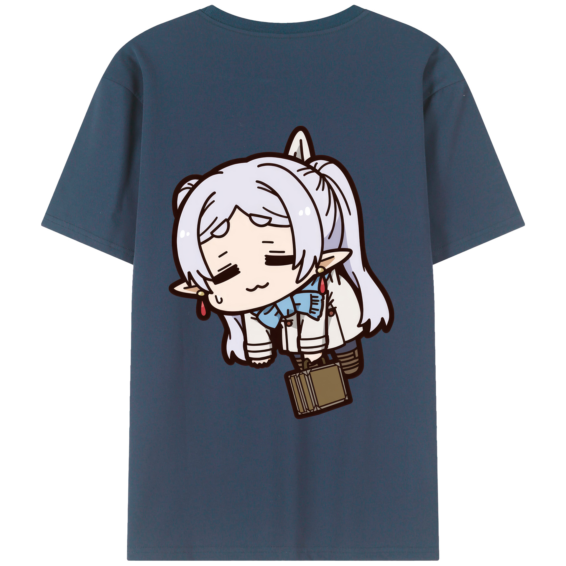 （画像用） 葬送のフリーレン Frieren レディース半袖Tシャツ(バックプリント)
