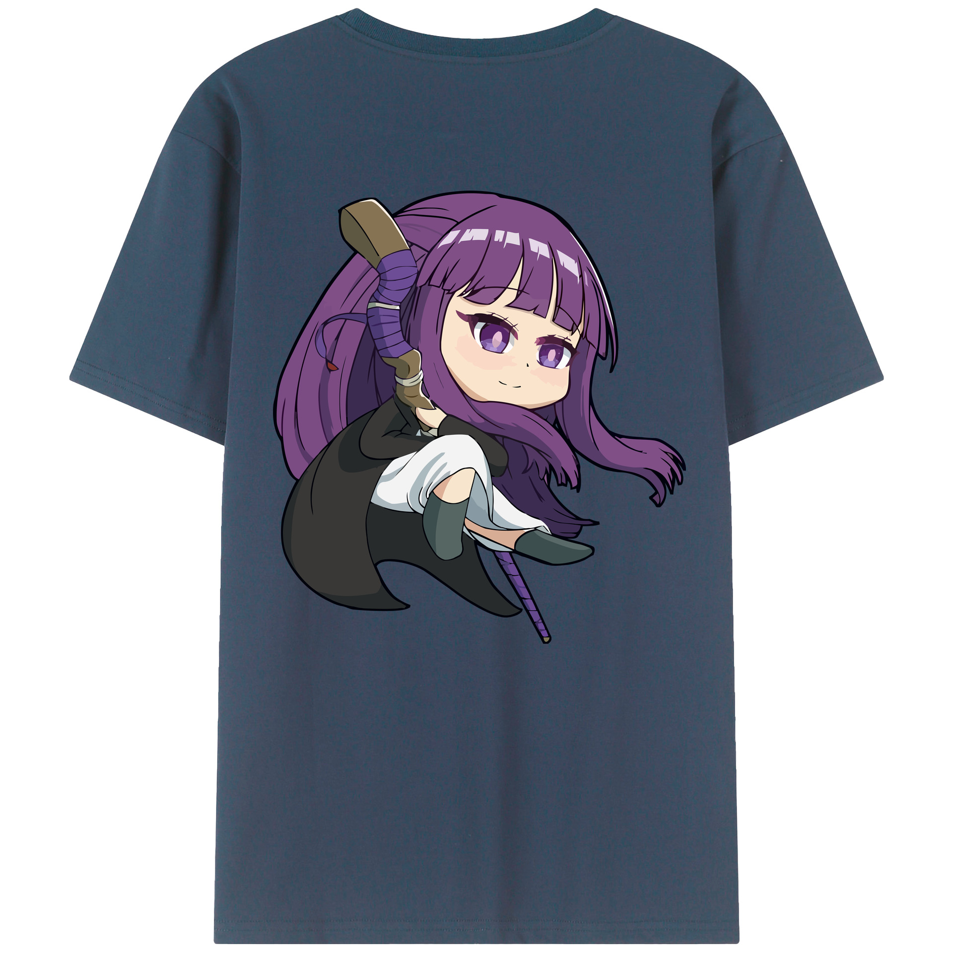 （画像用） 葬送のフリーレン Frieren レディース半袖Tシャツ(バックプリント)