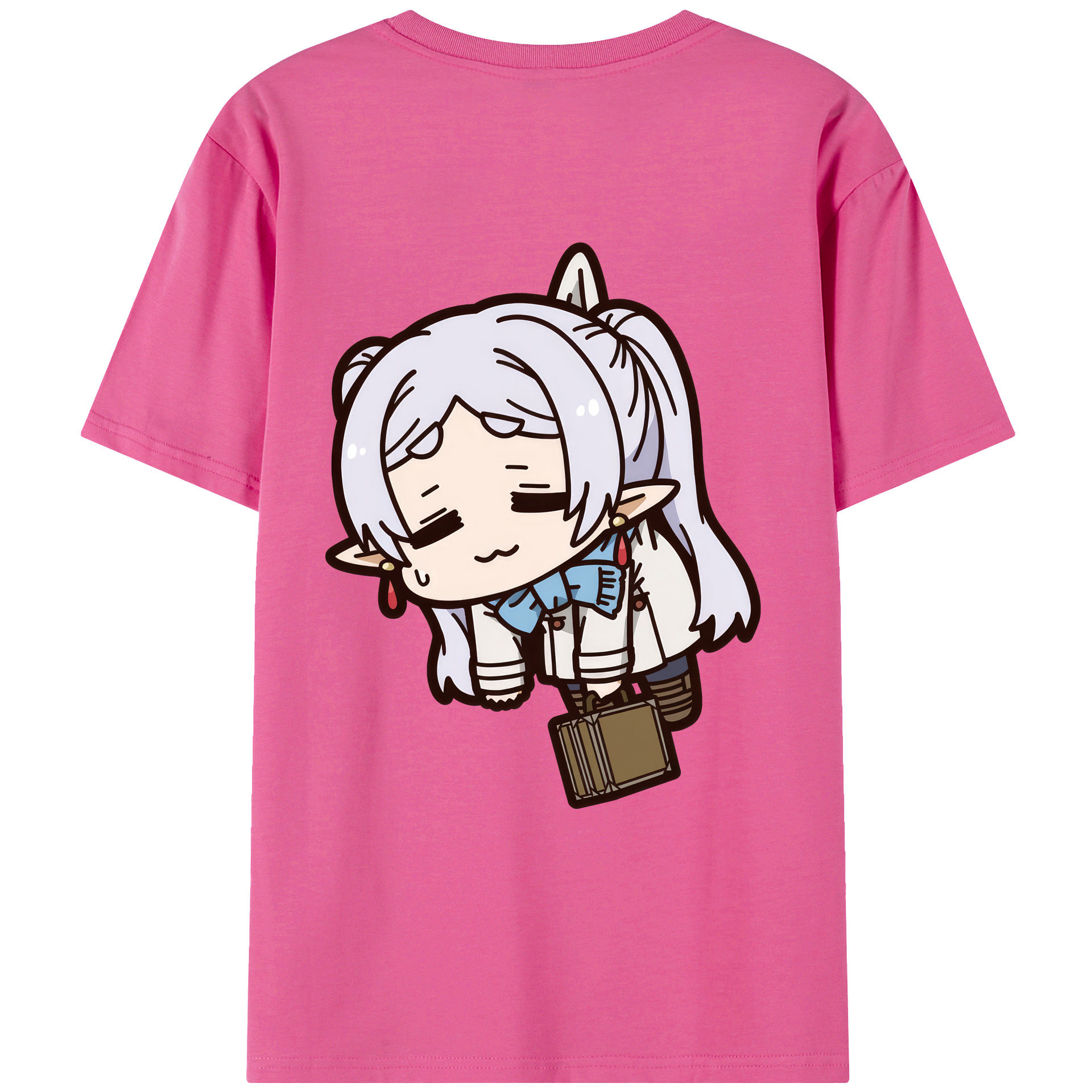 （画像用） 葬送のフリーレン Frieren レディース半袖Tシャツ(バックプリント)