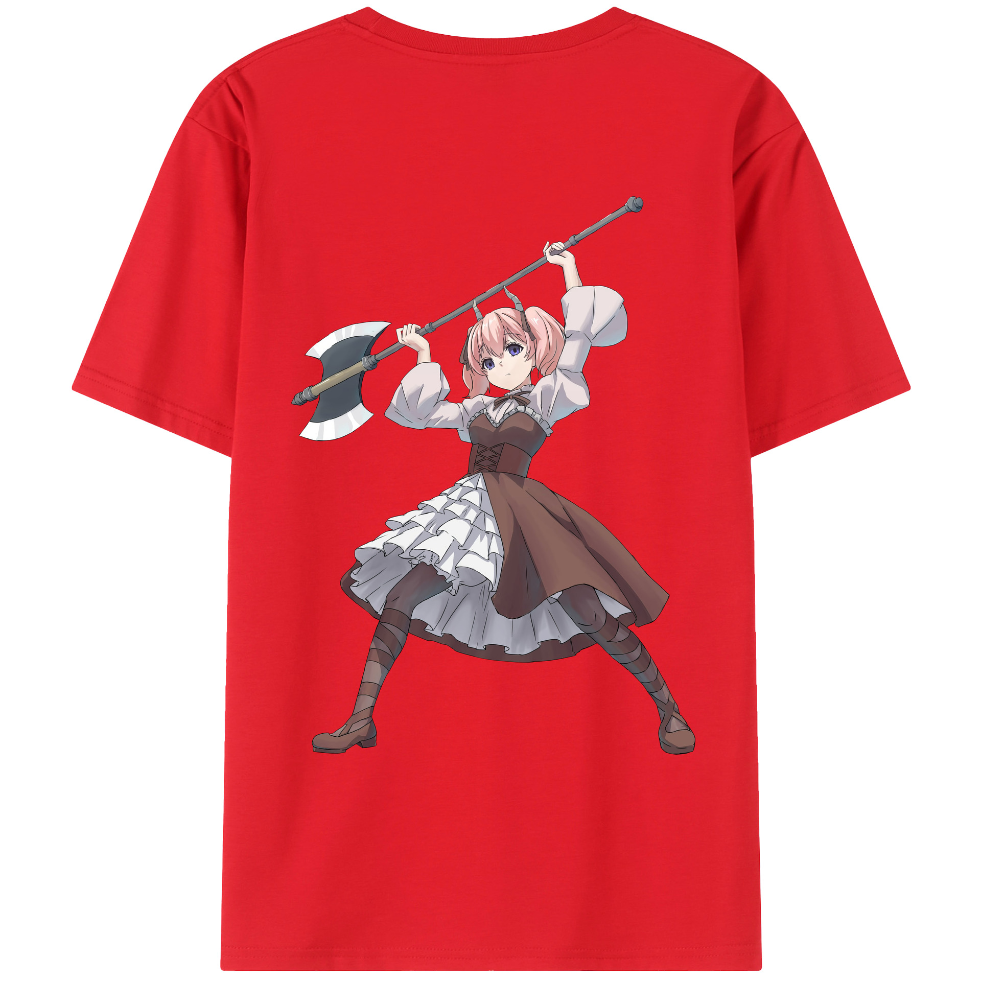 （画像用） 葬送のフリーレン Frieren レディース半袖Tシャツ(バックプリント)