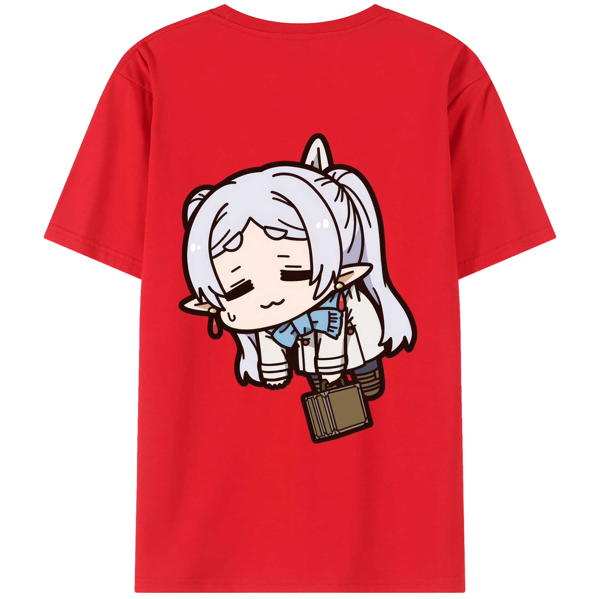（画像用） 葬送のフリーレン Frieren レディース半袖Tシャツ(バックプリント)