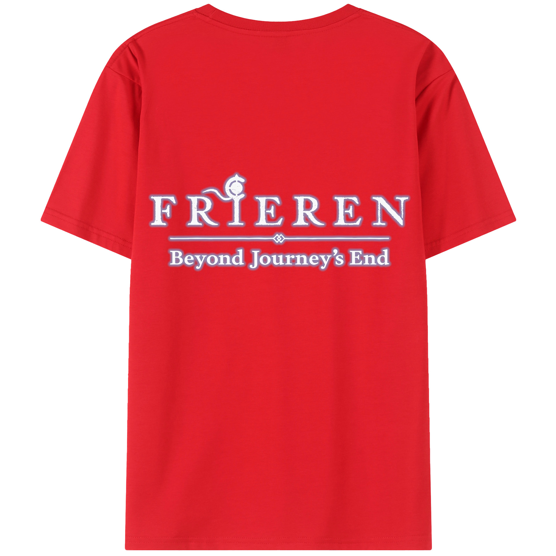 （画像用） 葬送のフリーレン Frieren レディース半袖Tシャツ(バックプリント)