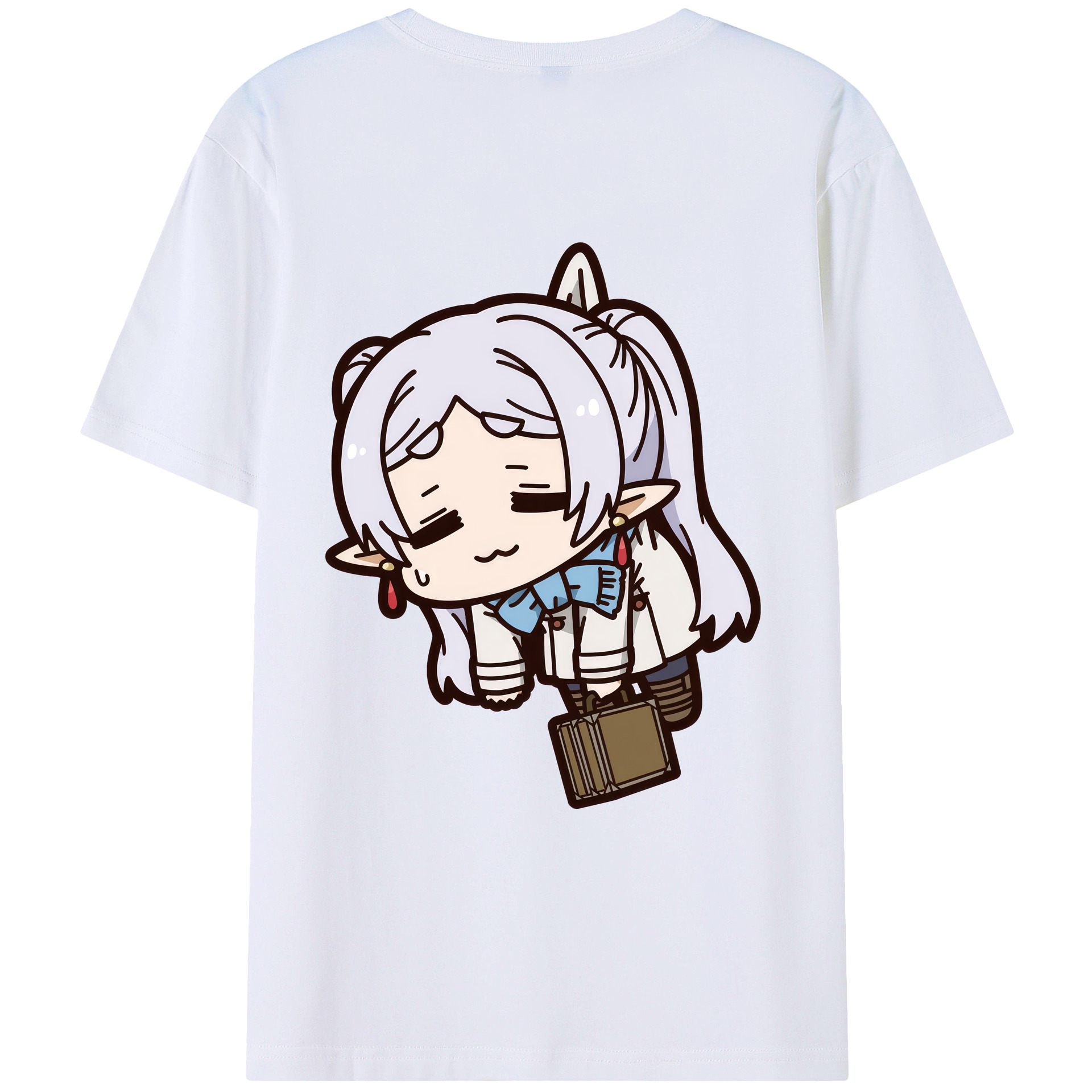 （画像用） 葬送のフリーレン Frieren レディース半袖Tシャツ(バックプリント)