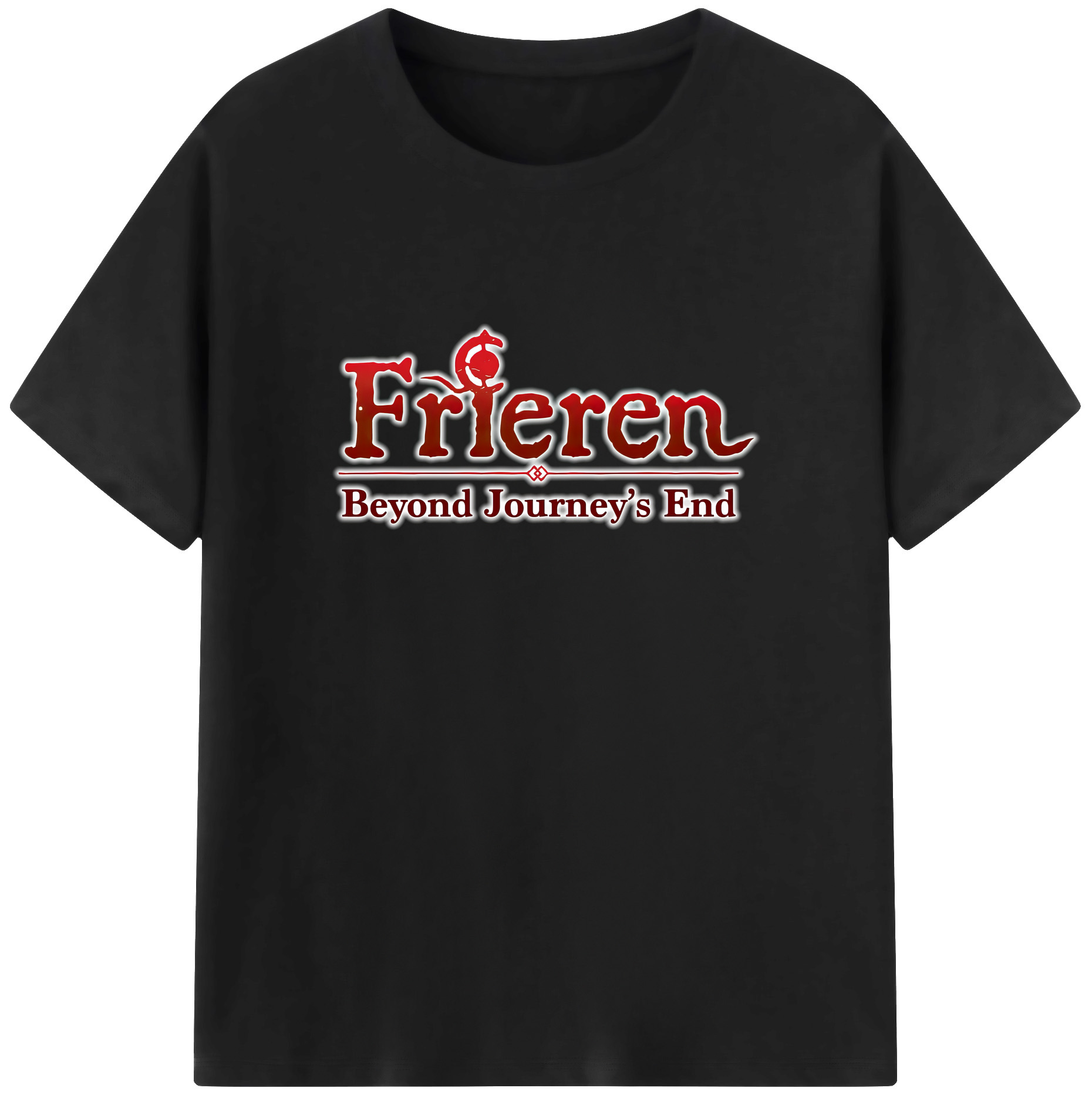 （画像用） 葬送のフリーレン Frieren レディースカジュアルプリントTシャツ（綿100％）