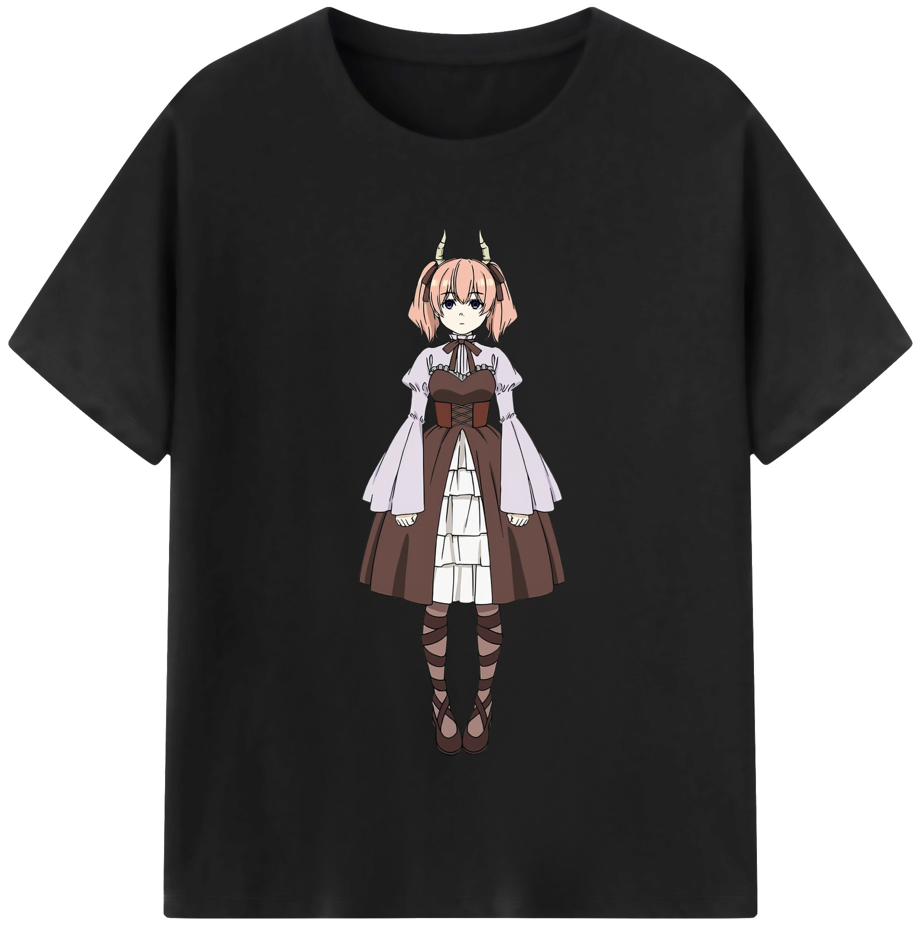 （画像用） 葬送のフリーレン Frieren レディースカジュアルプリントTシャツ（綿100％）
