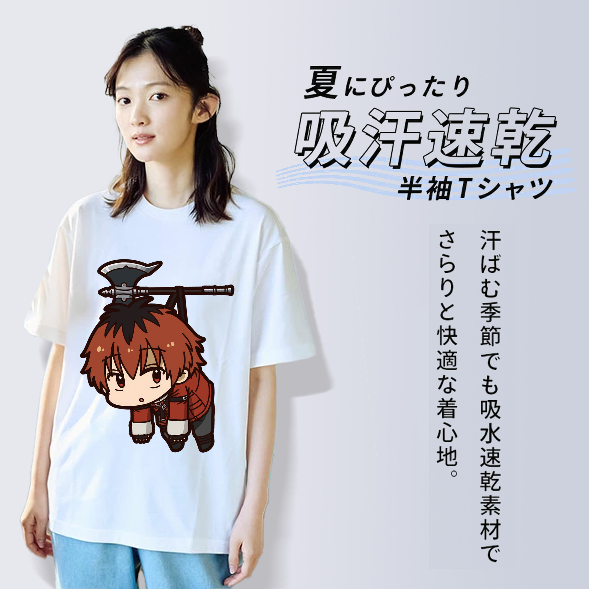 葬送のフリーレン Frieren レディースカジュアルプリントTシャツ（綿100％）