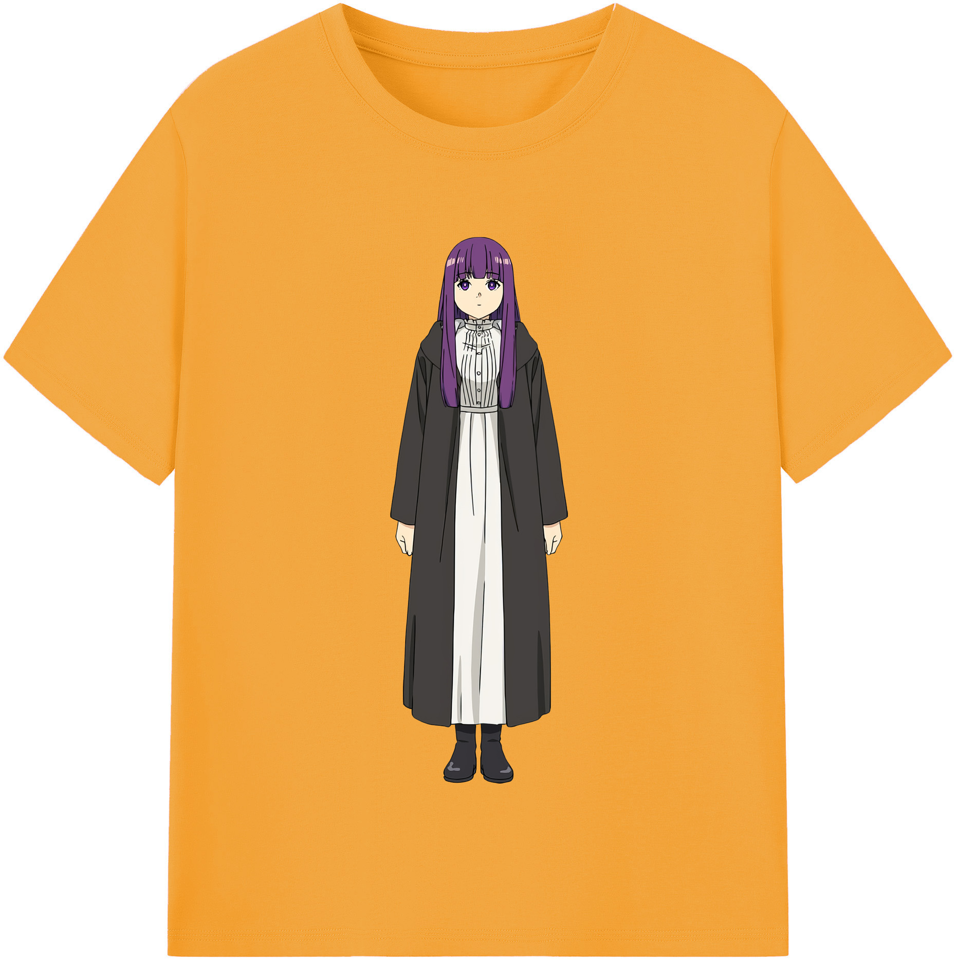 （画像用） 葬送のフリーレン Frieren レディースカジュアルプリントTシャツ（綿100％）