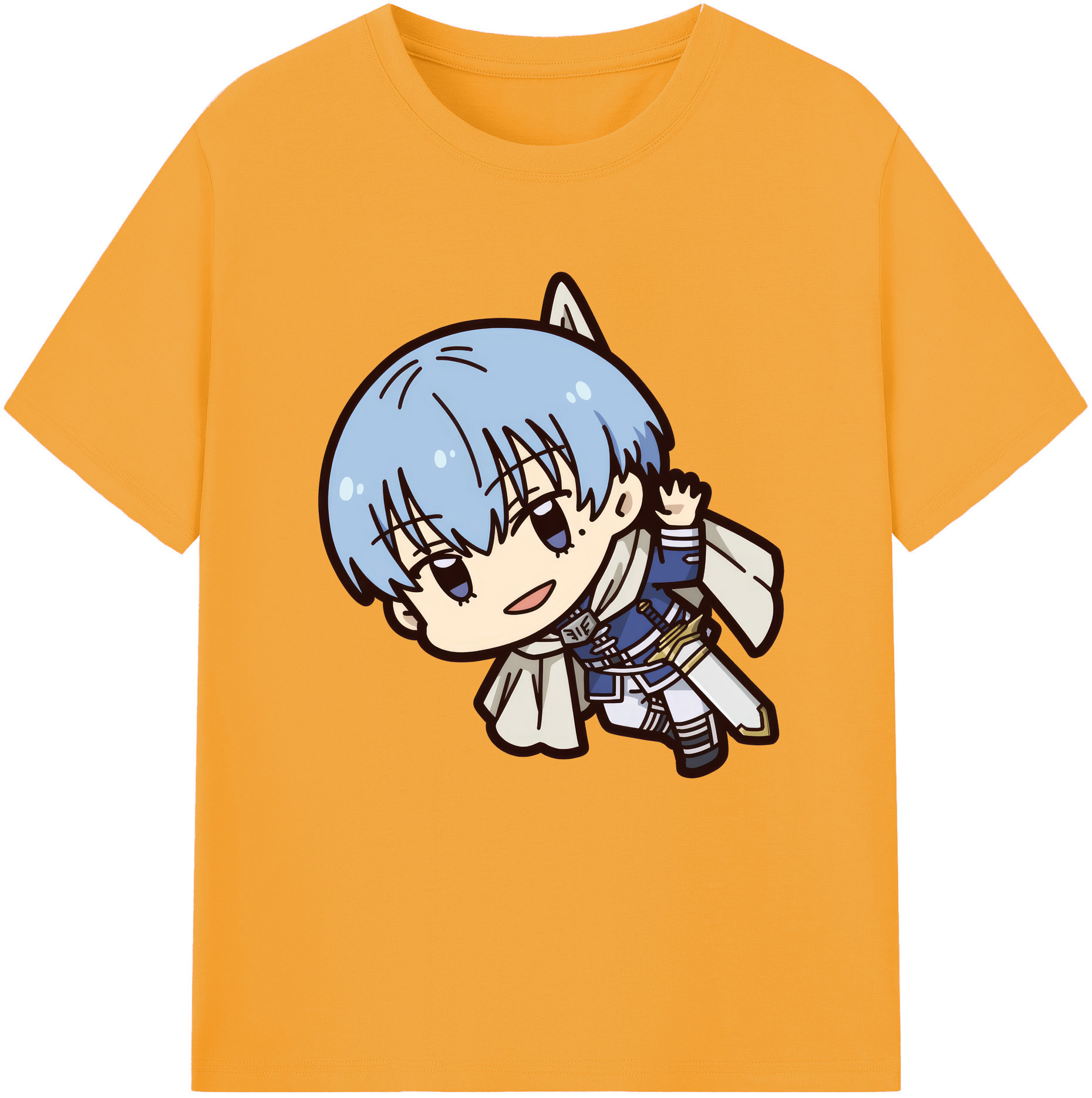 （画像用） 葬送のフリーレン Frieren レディースカジュアルプリントTシャツ（綿100％）