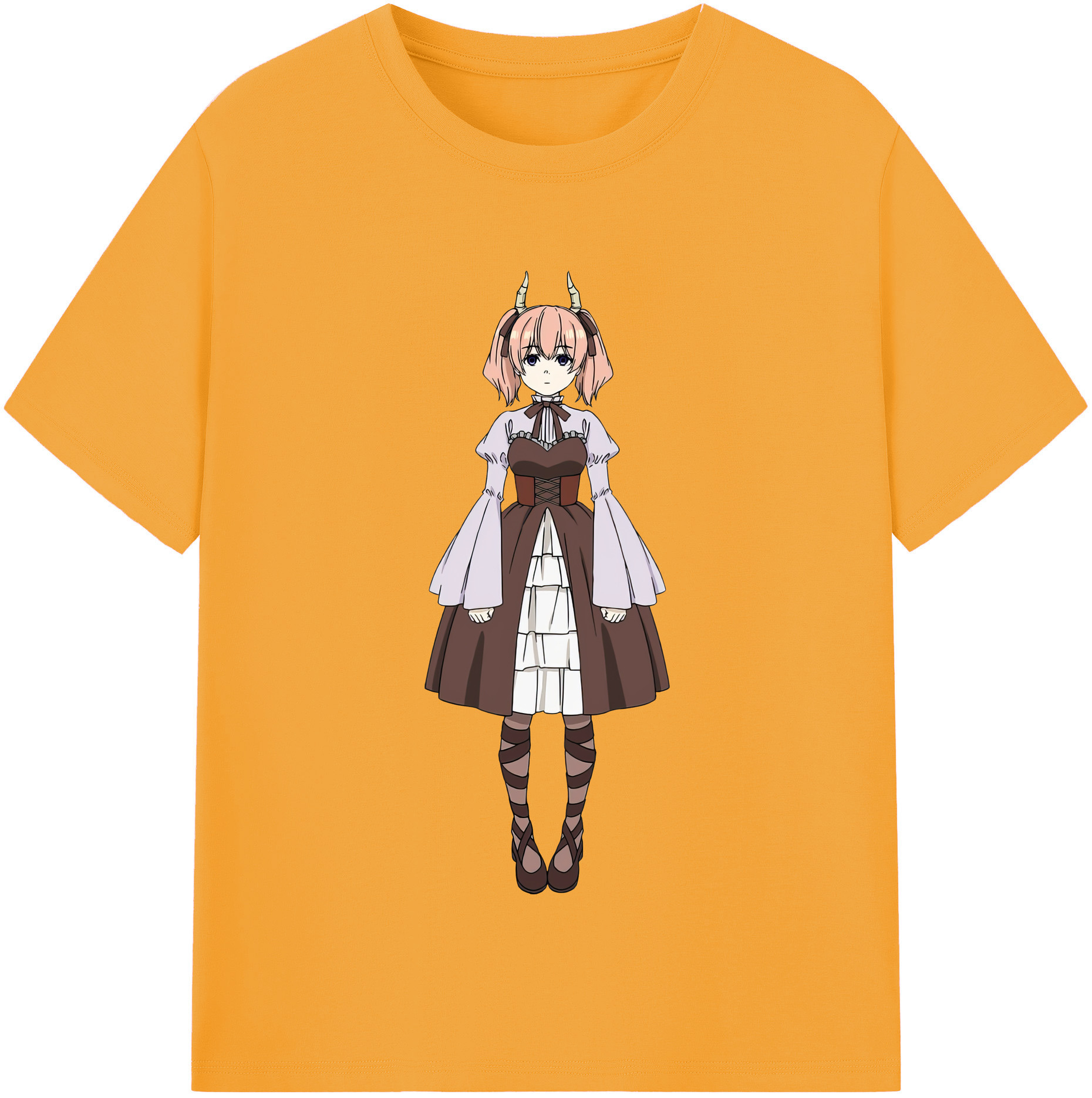 （画像用） 葬送のフリーレン Frieren レディースカジュアルプリントTシャツ（綿100％）