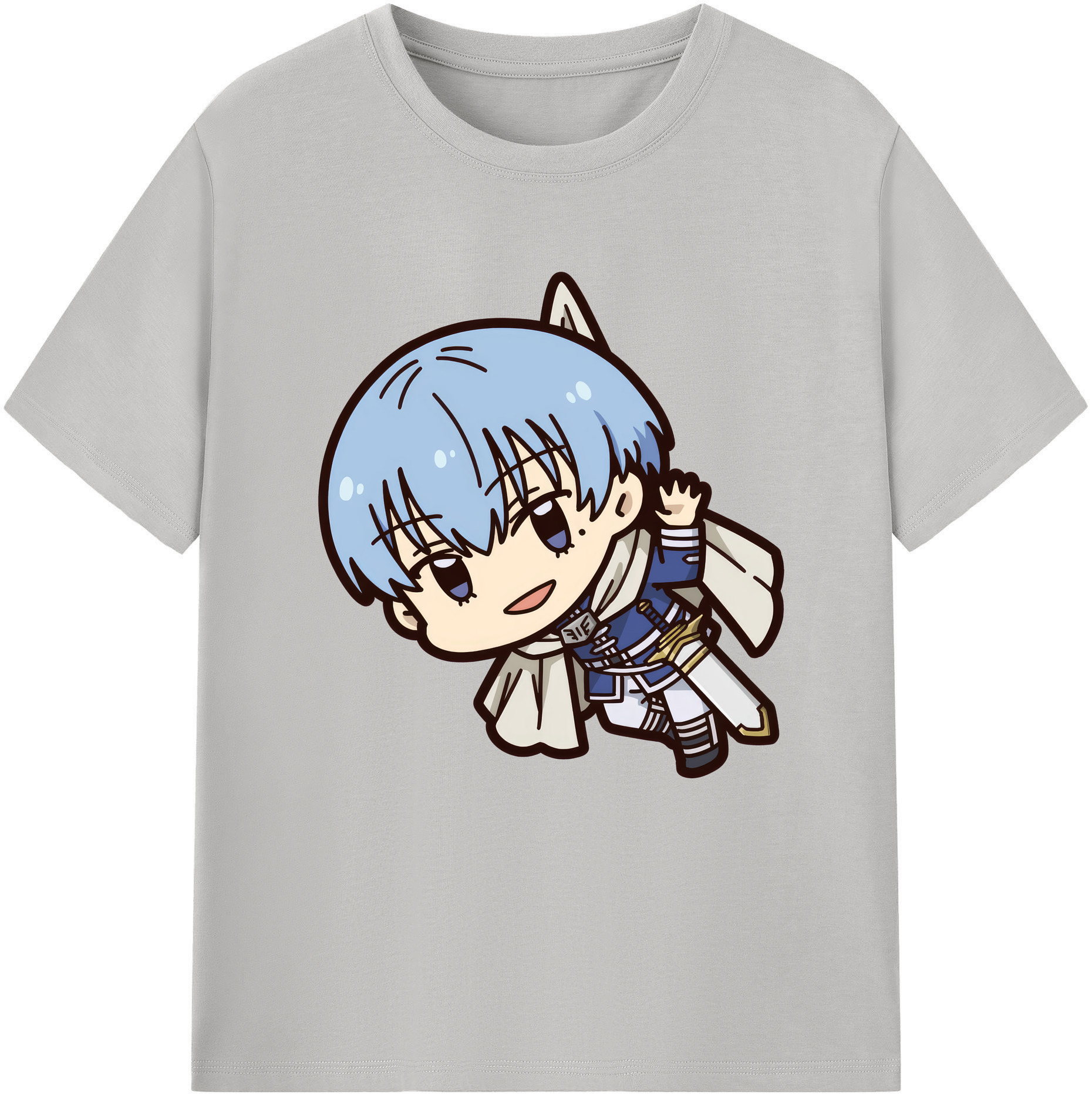 （画像用） 葬送のフリーレン Frieren レディースカジュアルプリントTシャツ（綿100％）