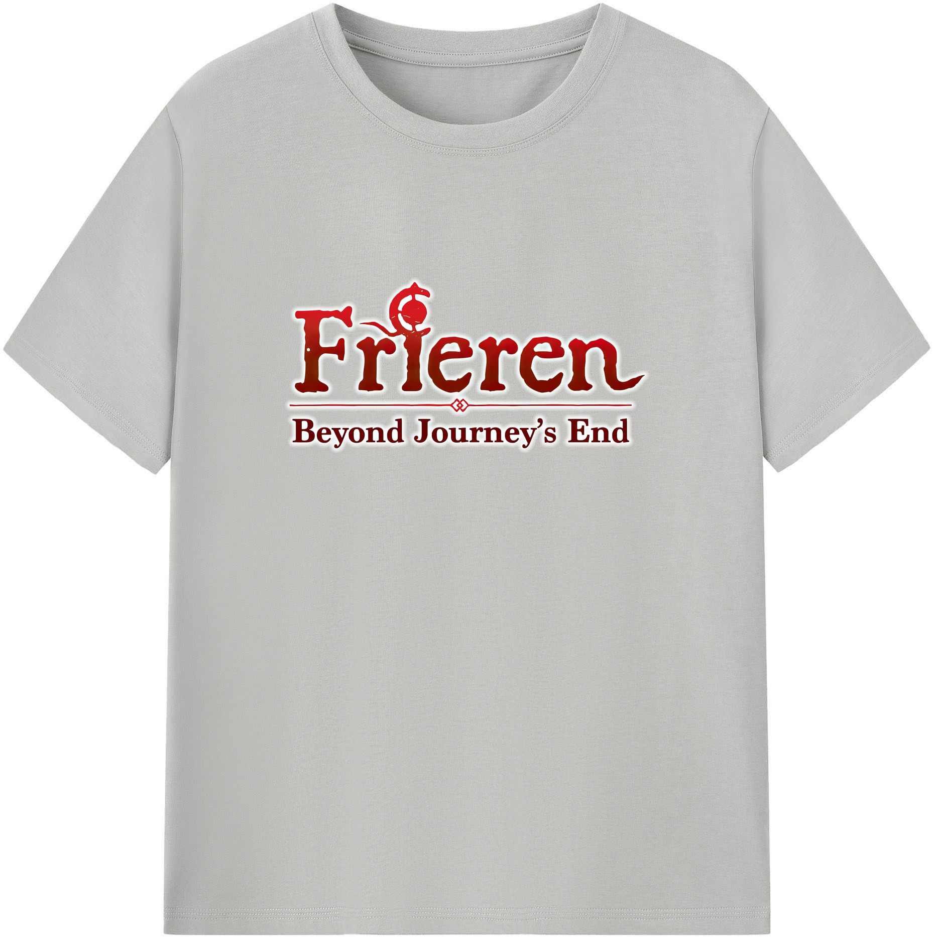 （画像用） 葬送のフリーレン Frieren レディースカジュアルプリントTシャツ（綿100％）