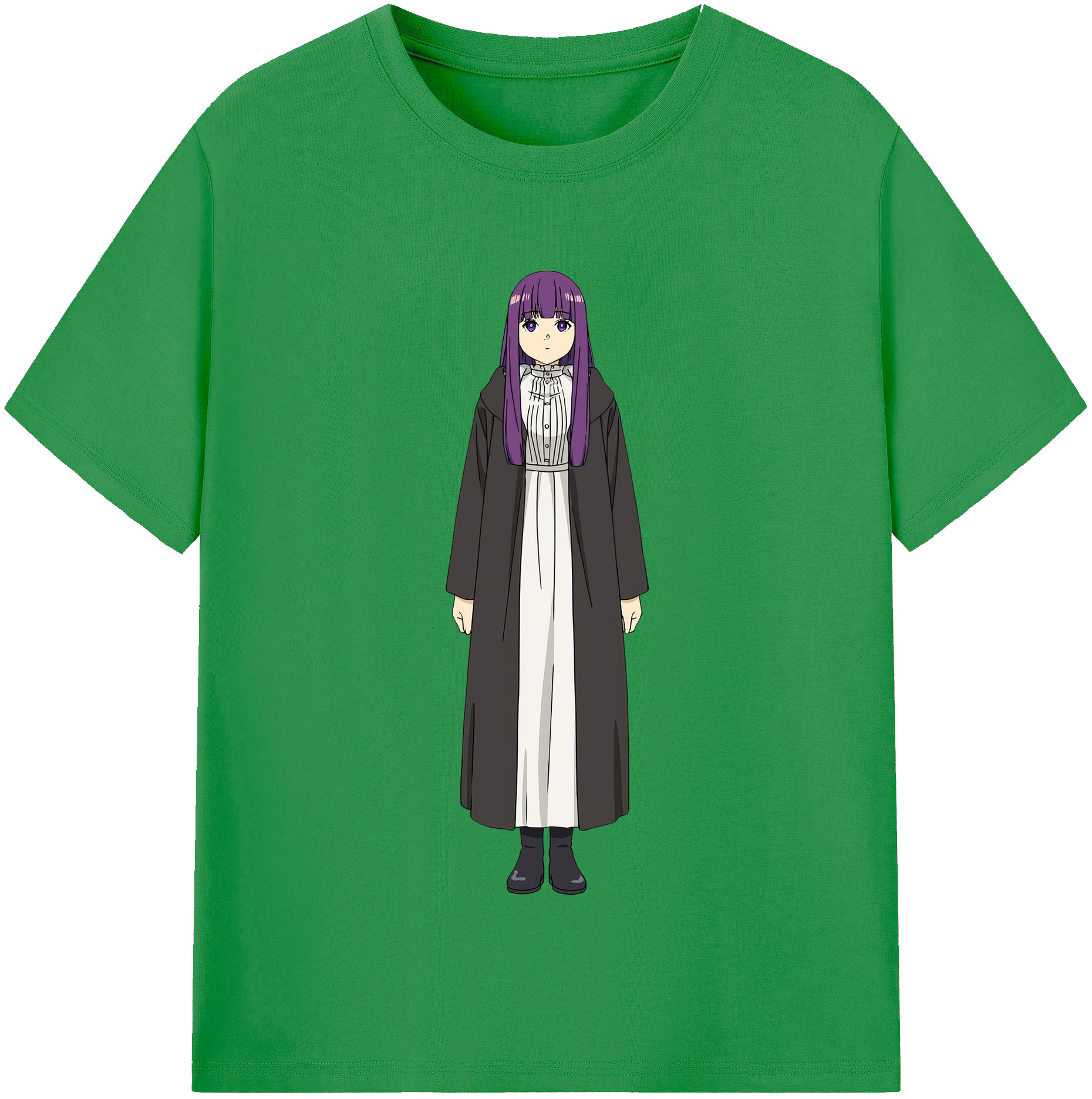 （画像用） 葬送のフリーレン Frieren レディースカジュアルプリントTシャツ（綿100％）