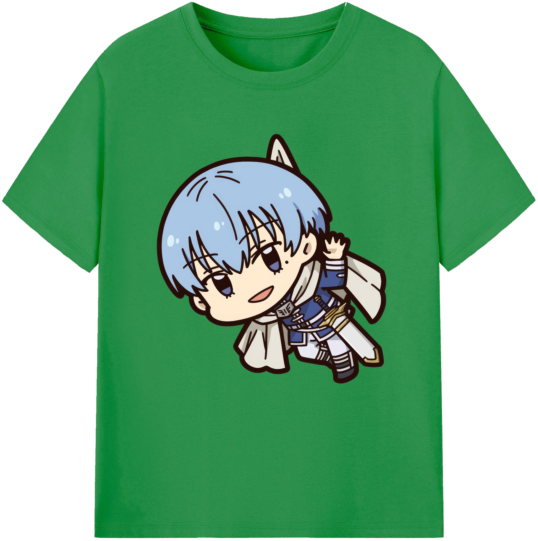 （画像用） 葬送のフリーレン Frieren レディースカジュアルプリントTシャツ（綿100％）