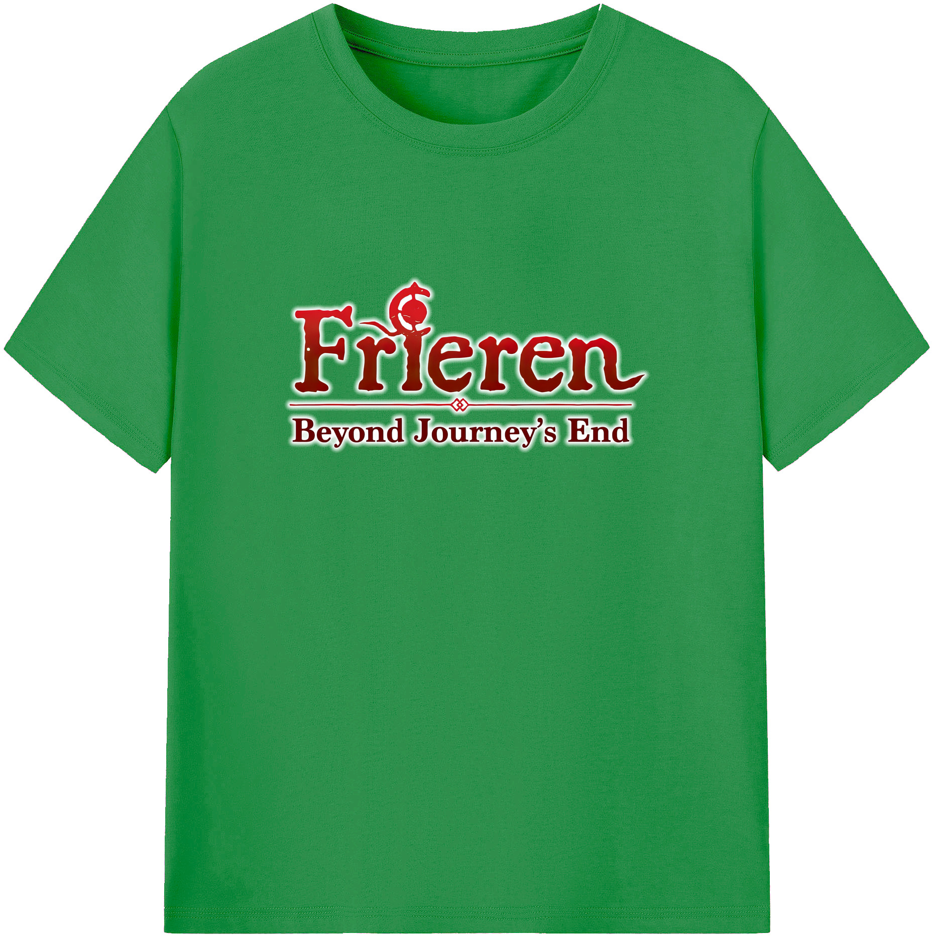 （画像用） 葬送のフリーレン Frieren レディースカジュアルプリントTシャツ（綿100％）