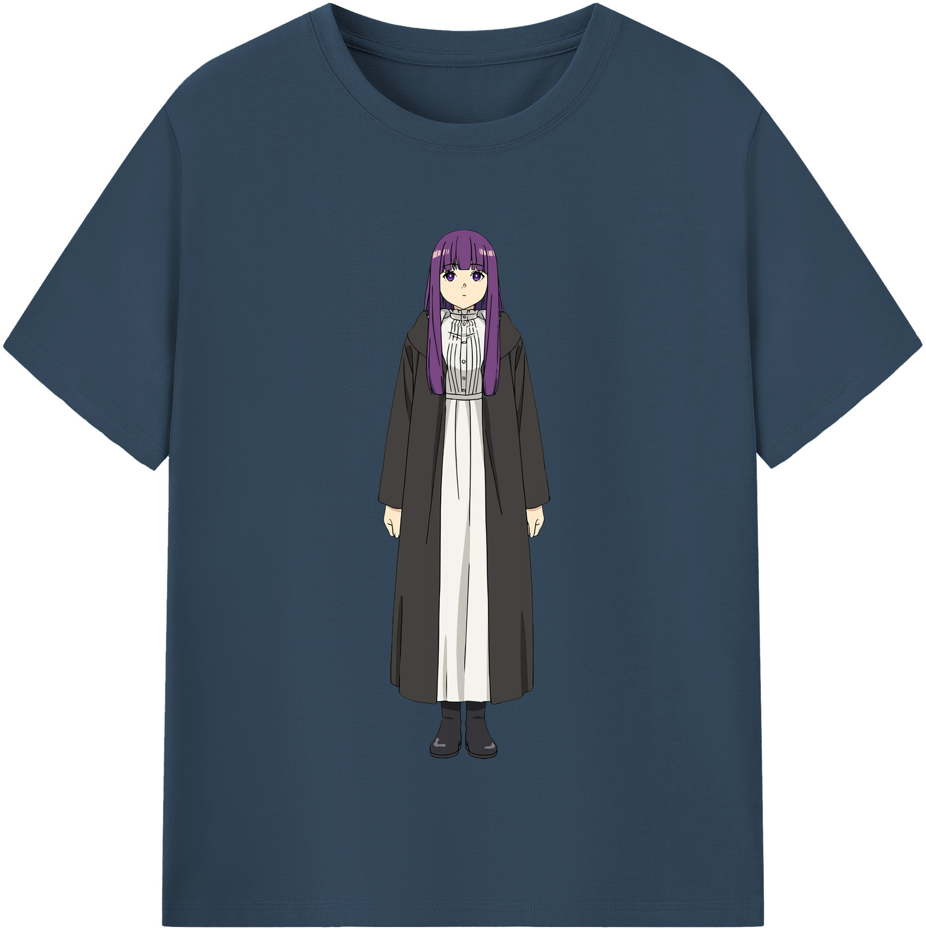 （画像用） 葬送のフリーレン Frieren レディースカジュアルプリントTシャツ（綿100％）