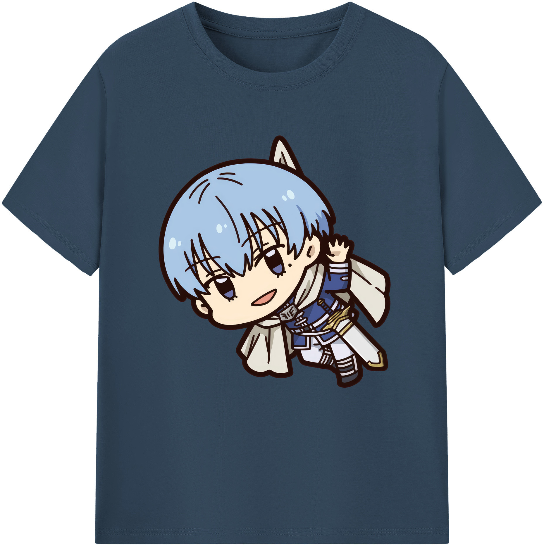 （画像用） 葬送のフリーレン Frieren レディースカジュアルプリントTシャツ（綿100％）