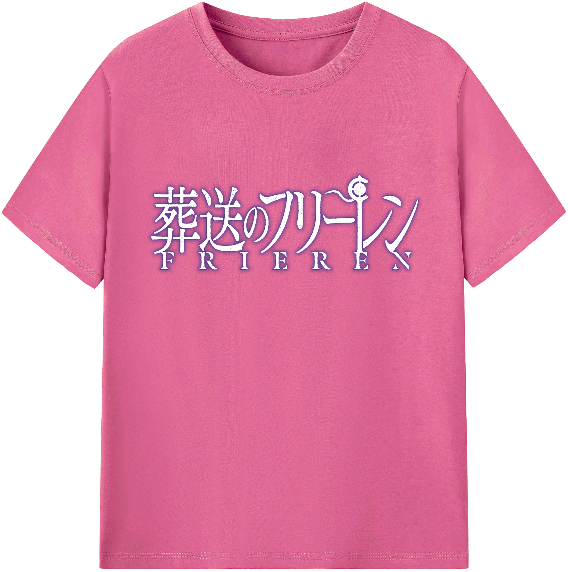 （画像用） 葬送のフリーレン Frieren レディースカジュアルプリントTシャツ（綿100％）