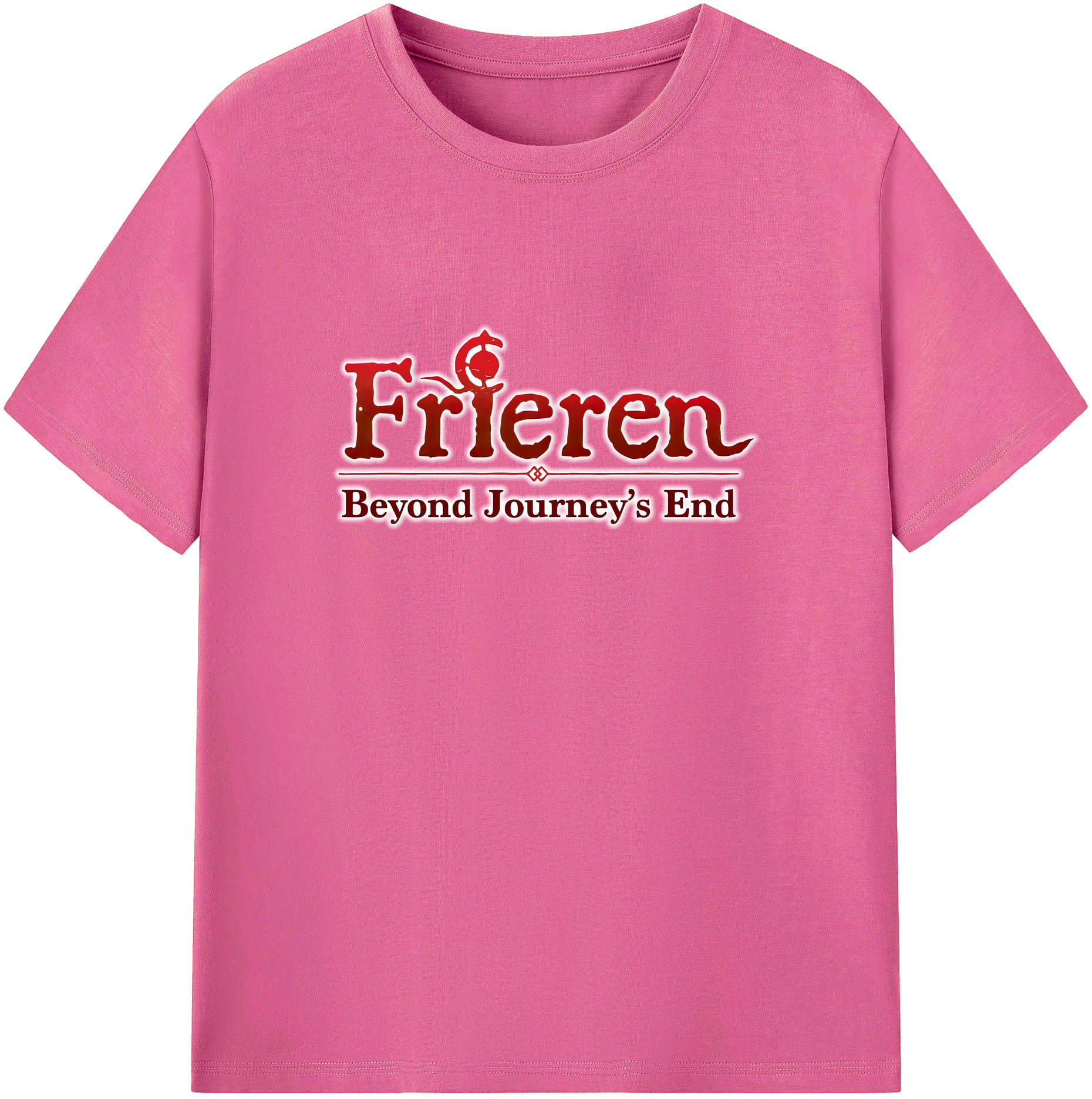 （画像用） 葬送のフリーレン Frieren レディースカジュアルプリントTシャツ（綿100％）