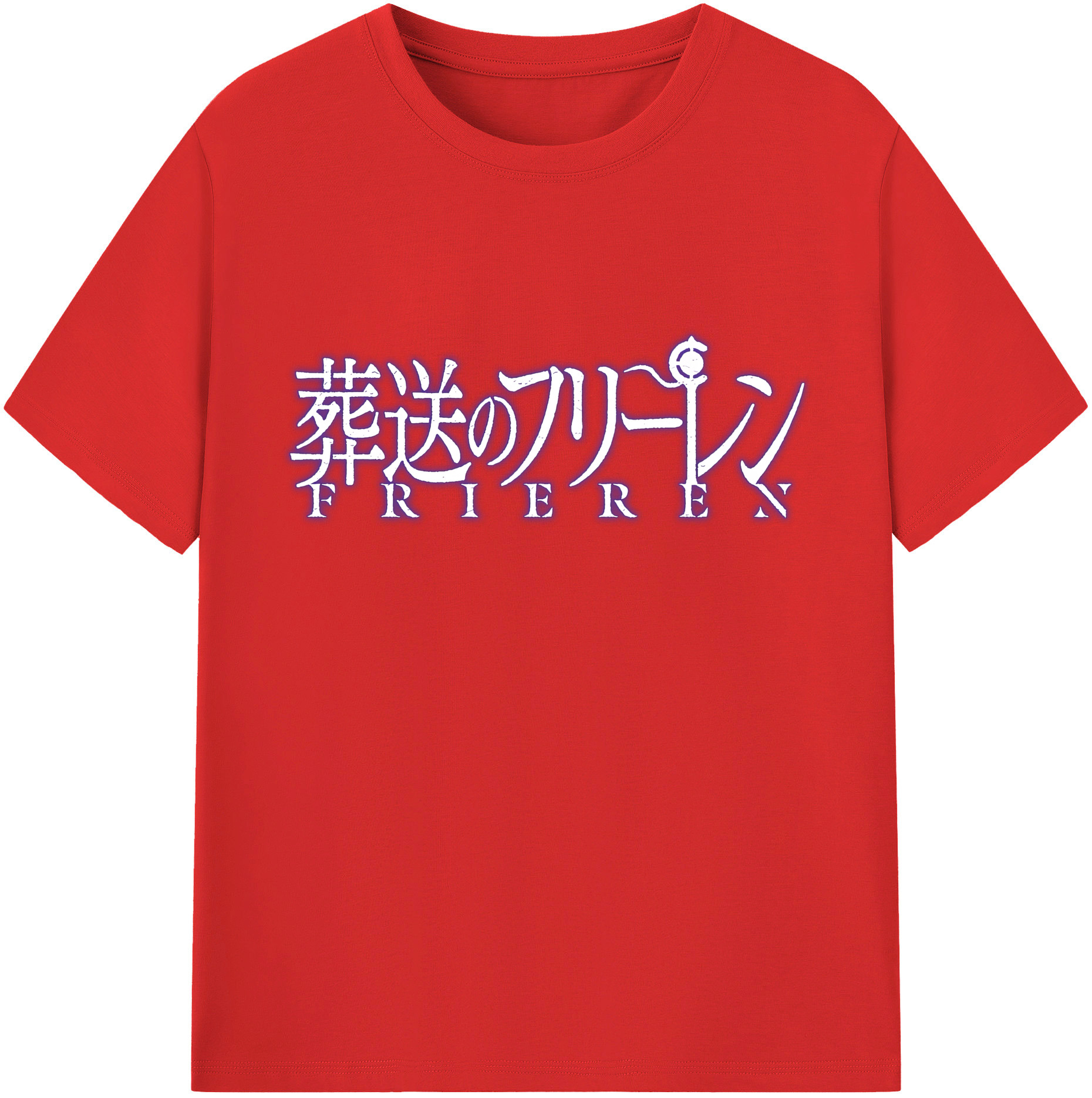 （画像用） 葬送のフリーレン Frieren レディースカジュアルプリントTシャツ（綿100％）
