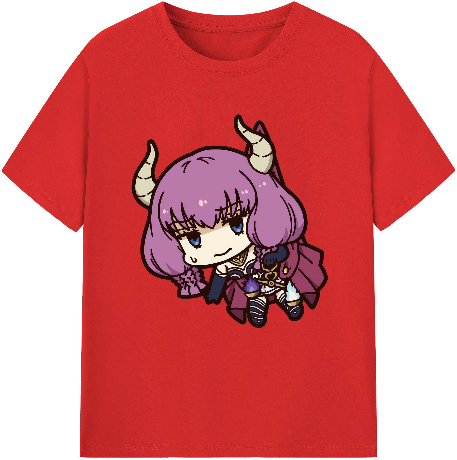 （画像用） 葬送のフリーレン Frieren レディースカジュアルプリントTシャツ（綿100％）
