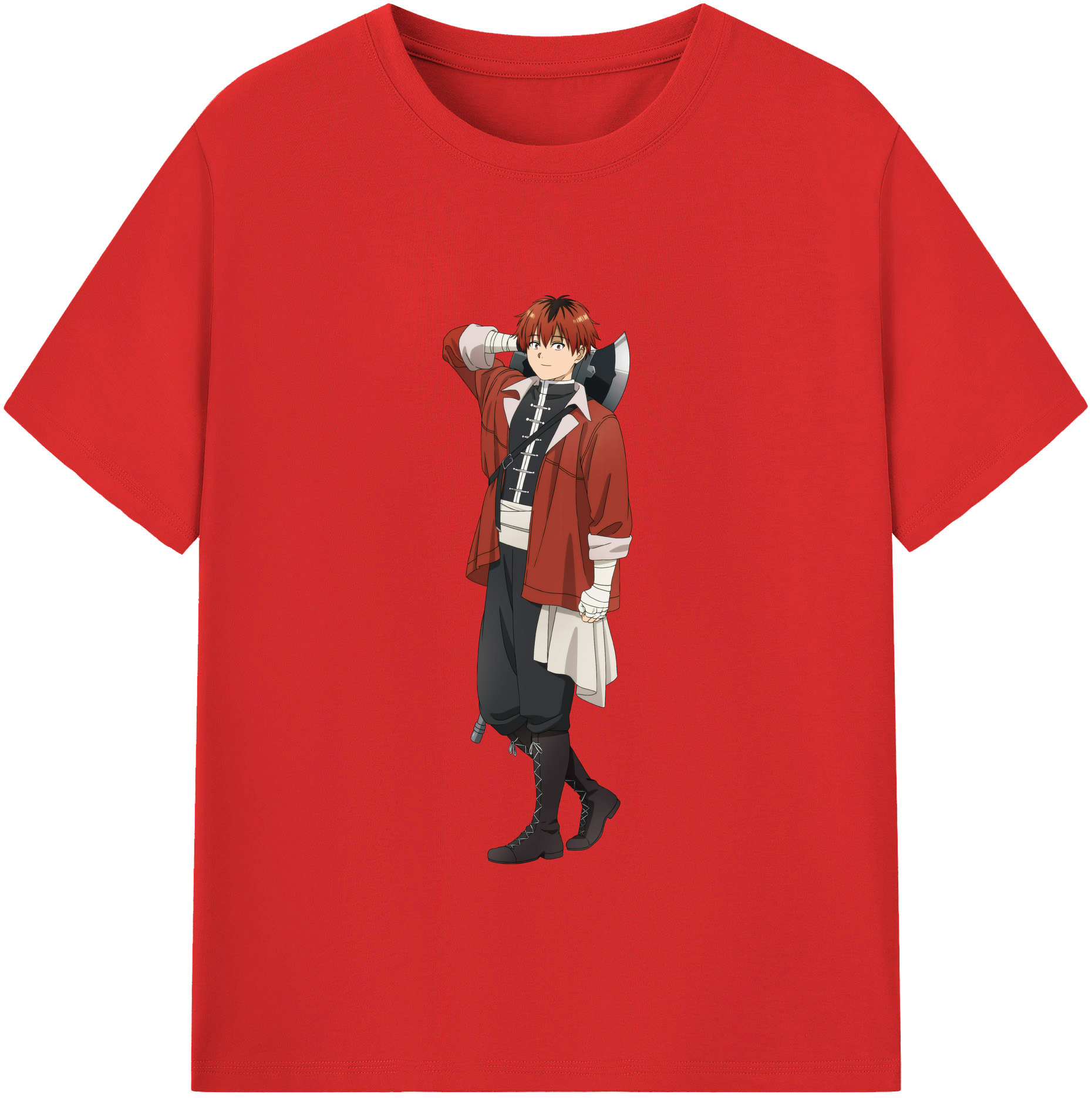 （画像用） 葬送のフリーレン Frieren レディースカジュアルプリントTシャツ（綿100％）