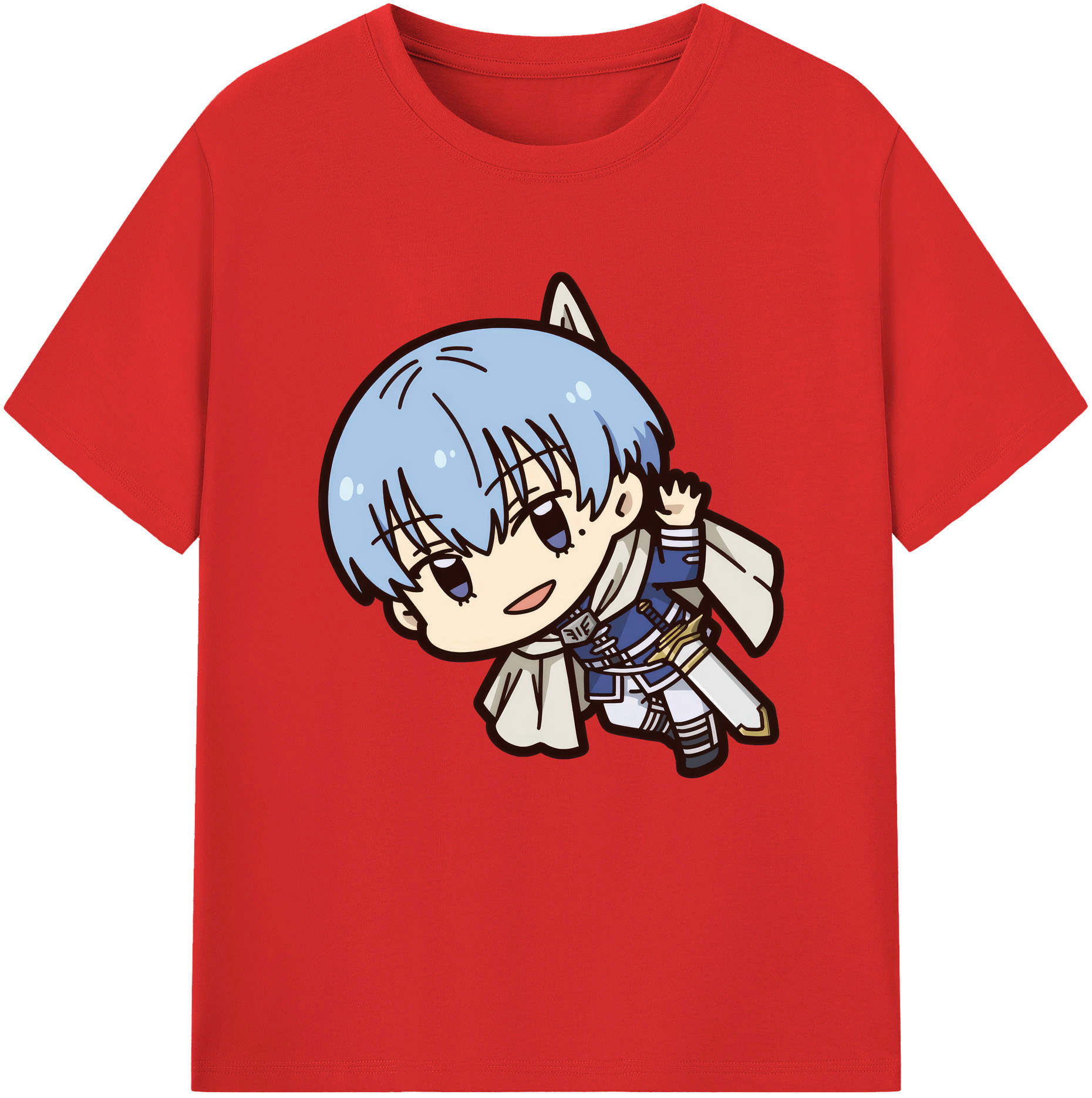 （画像用） 葬送のフリーレン Frieren レディースカジュアルプリントTシャツ（綿100％）