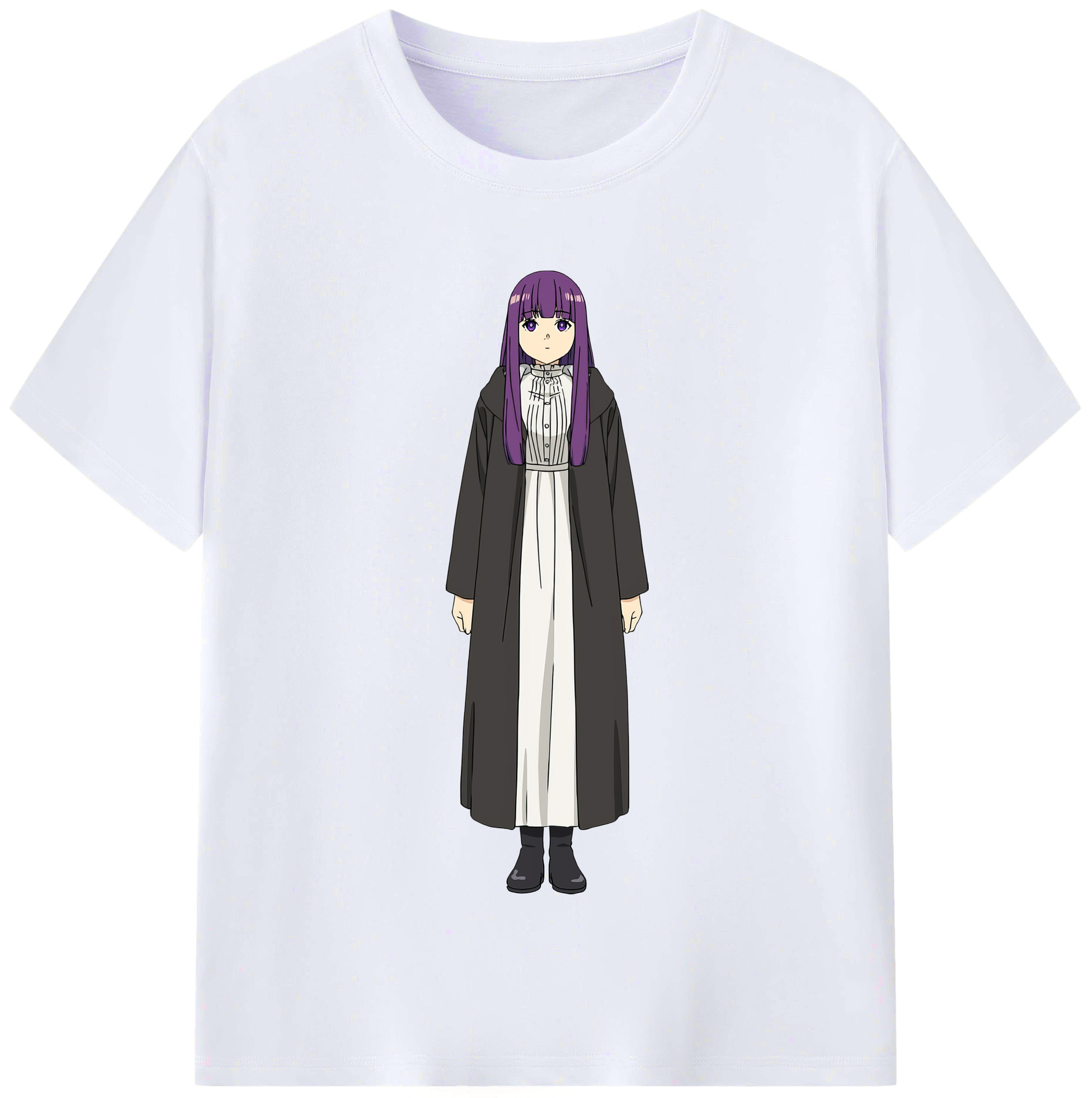 （画像用） 葬送のフリーレン Frieren レディースカジュアルプリントTシャツ（綿100％）