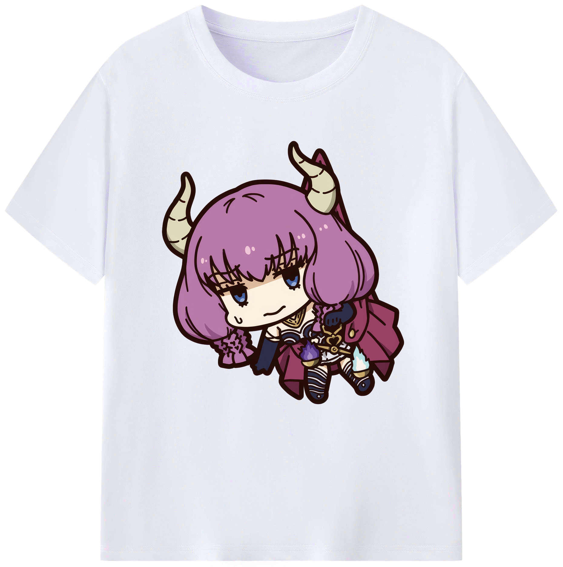 （画像用） 葬送のフリーレン Frieren レディースカジュアルプリントTシャツ（綿100％）