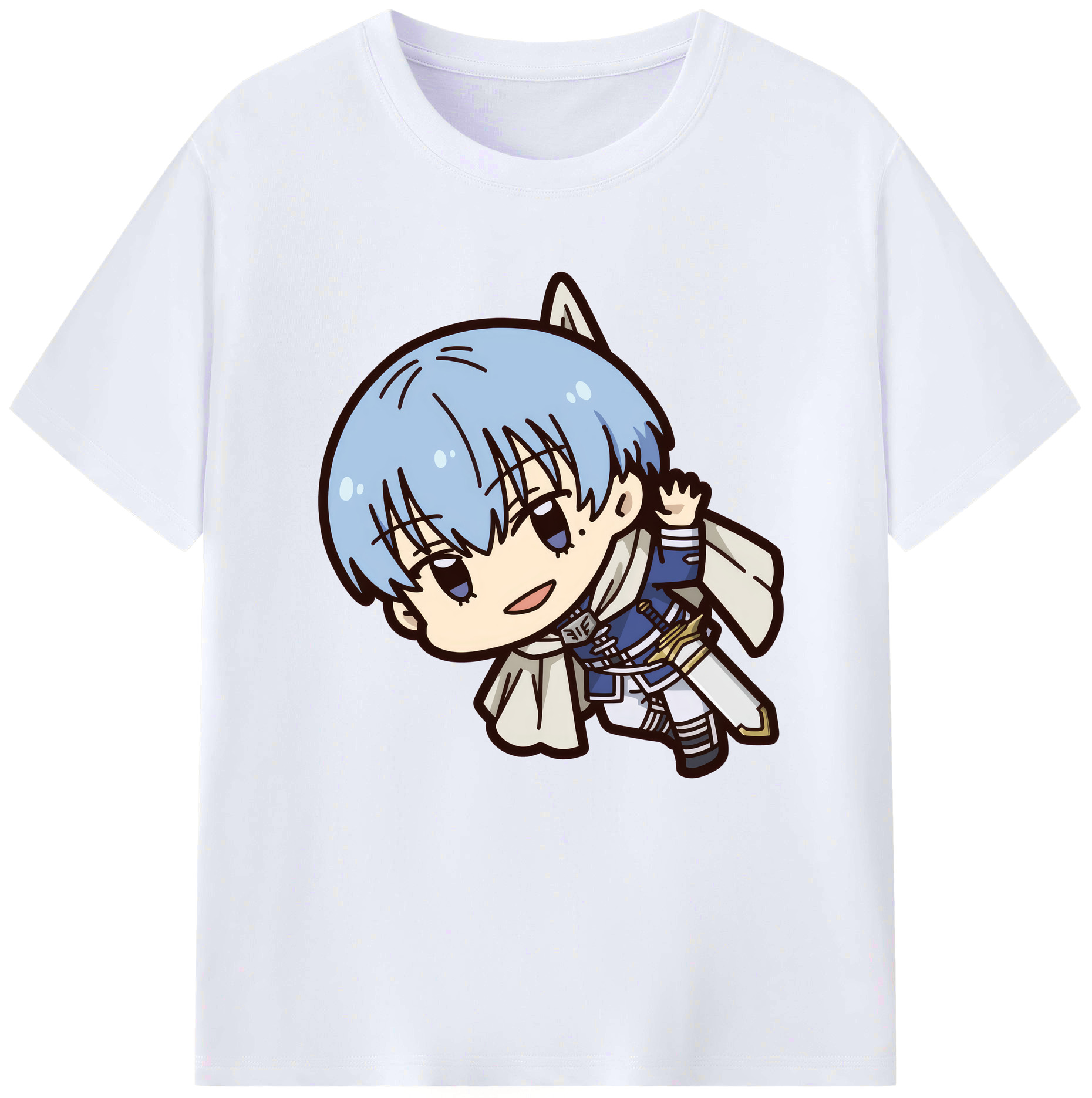 （画像用） 葬送のフリーレン Frieren レディースカジュアルプリントTシャツ（綿100％）