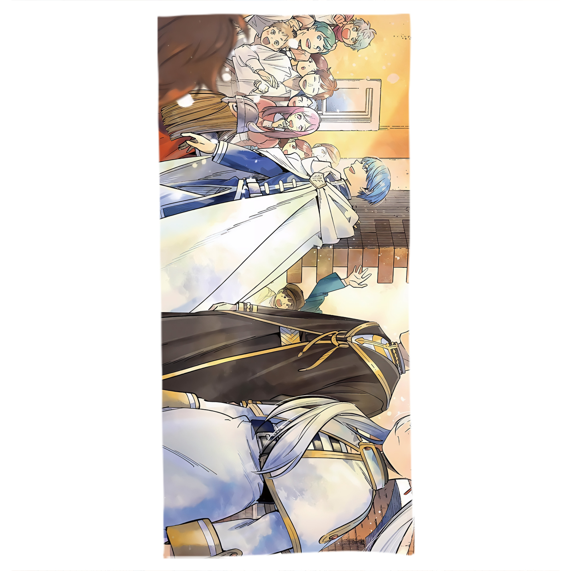 （画像用） 葬送のフリーレン Frieren 大判バスタオル 70×140cm 吸水速乾 柔らかい肌触り