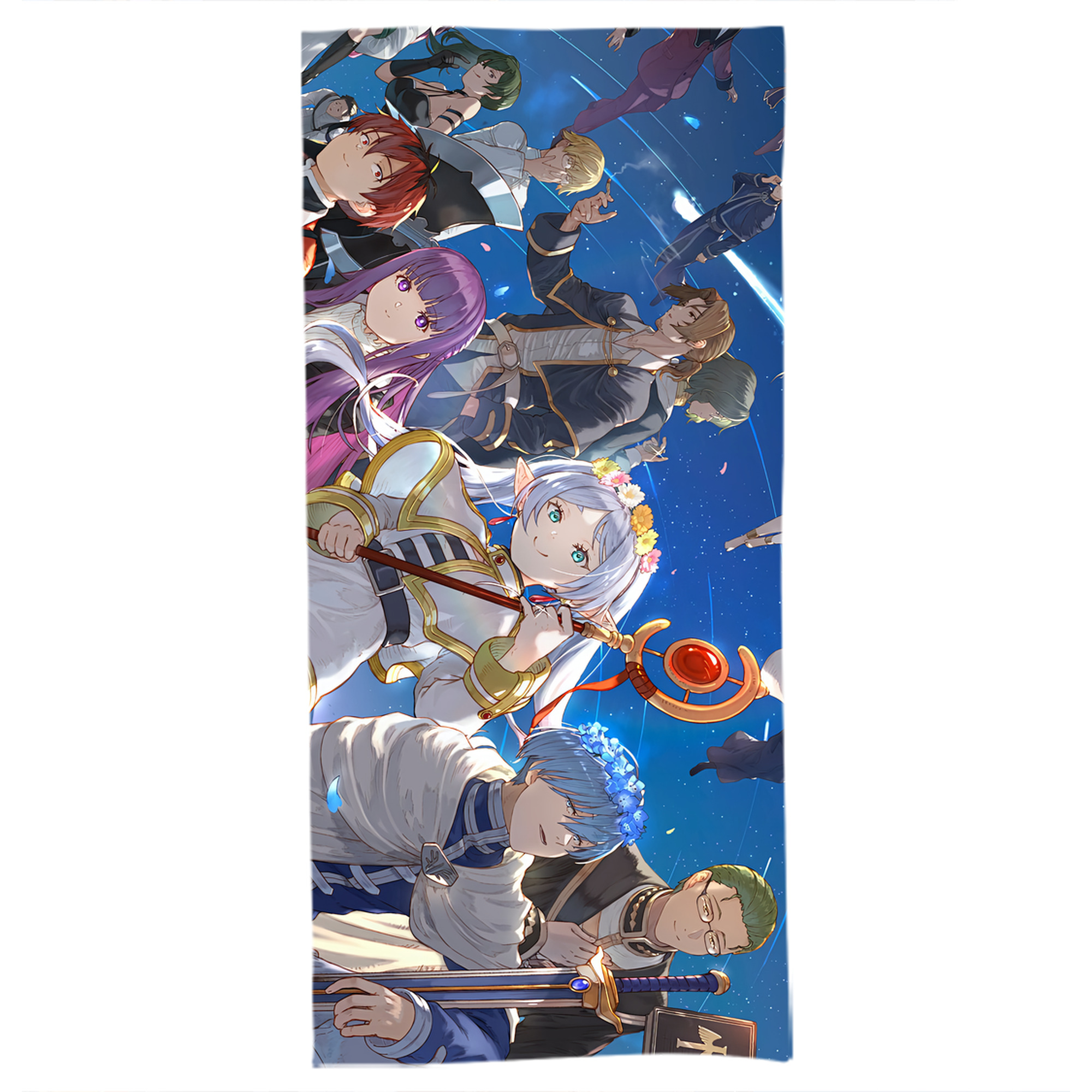（画像用） 葬送のフリーレン Frieren 大判バスタオル 70×140cm 吸水速乾 柔らかい肌触り