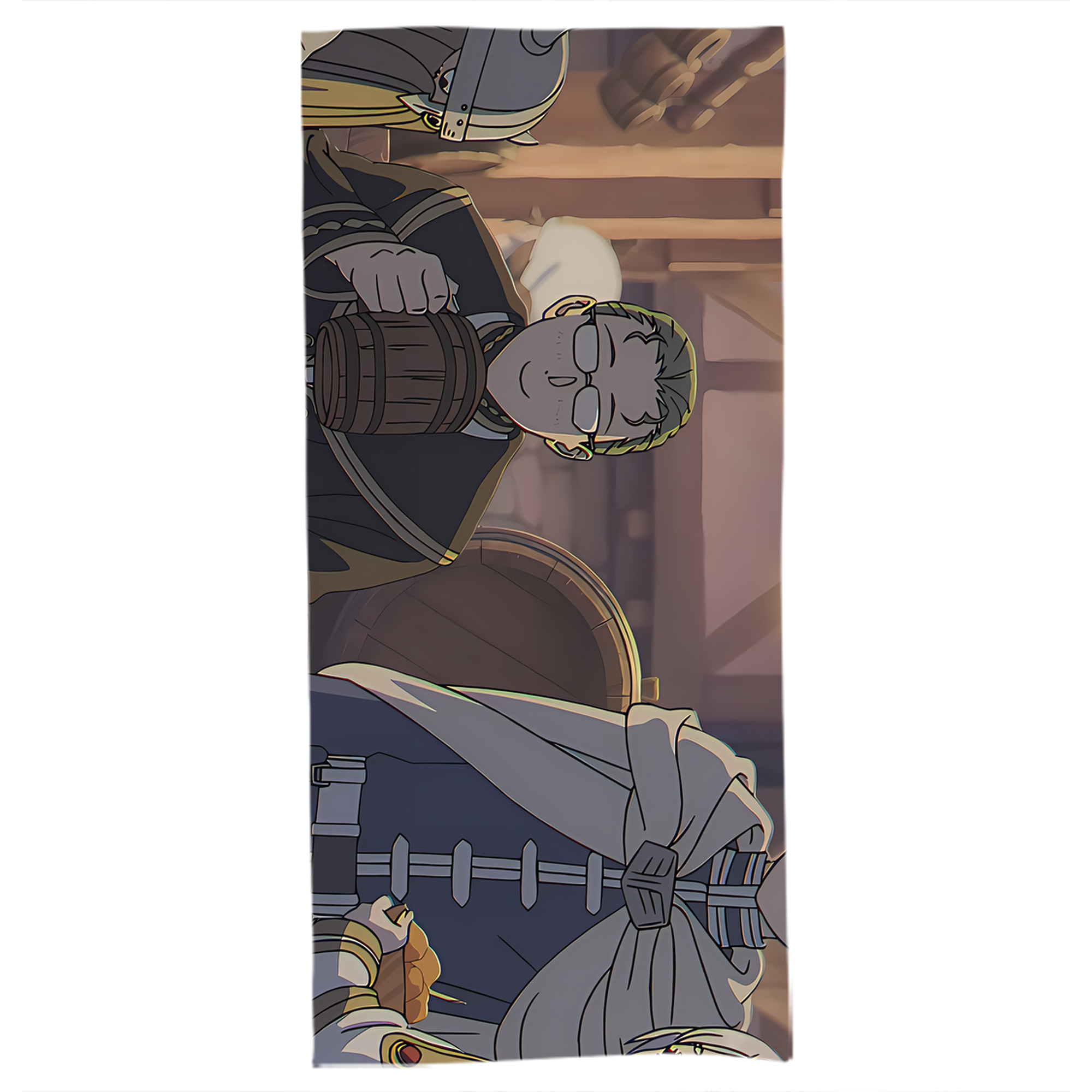 （画像用） 葬送のフリーレン Frieren 大判バスタオル 70×140cm 吸水速乾 柔らかい肌触り