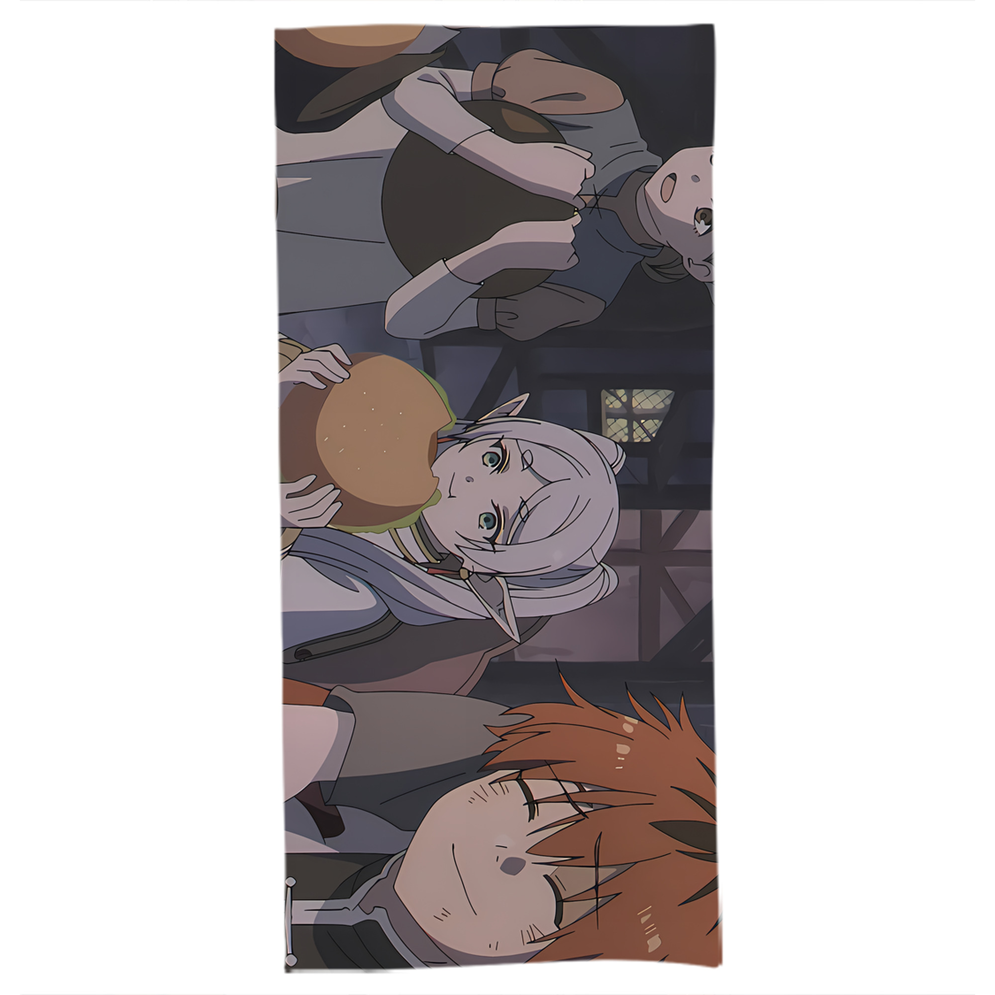 （画像用） 葬送のフリーレン Frieren 大判バスタオル 70×140cm 吸水速乾 柔らかい肌触り