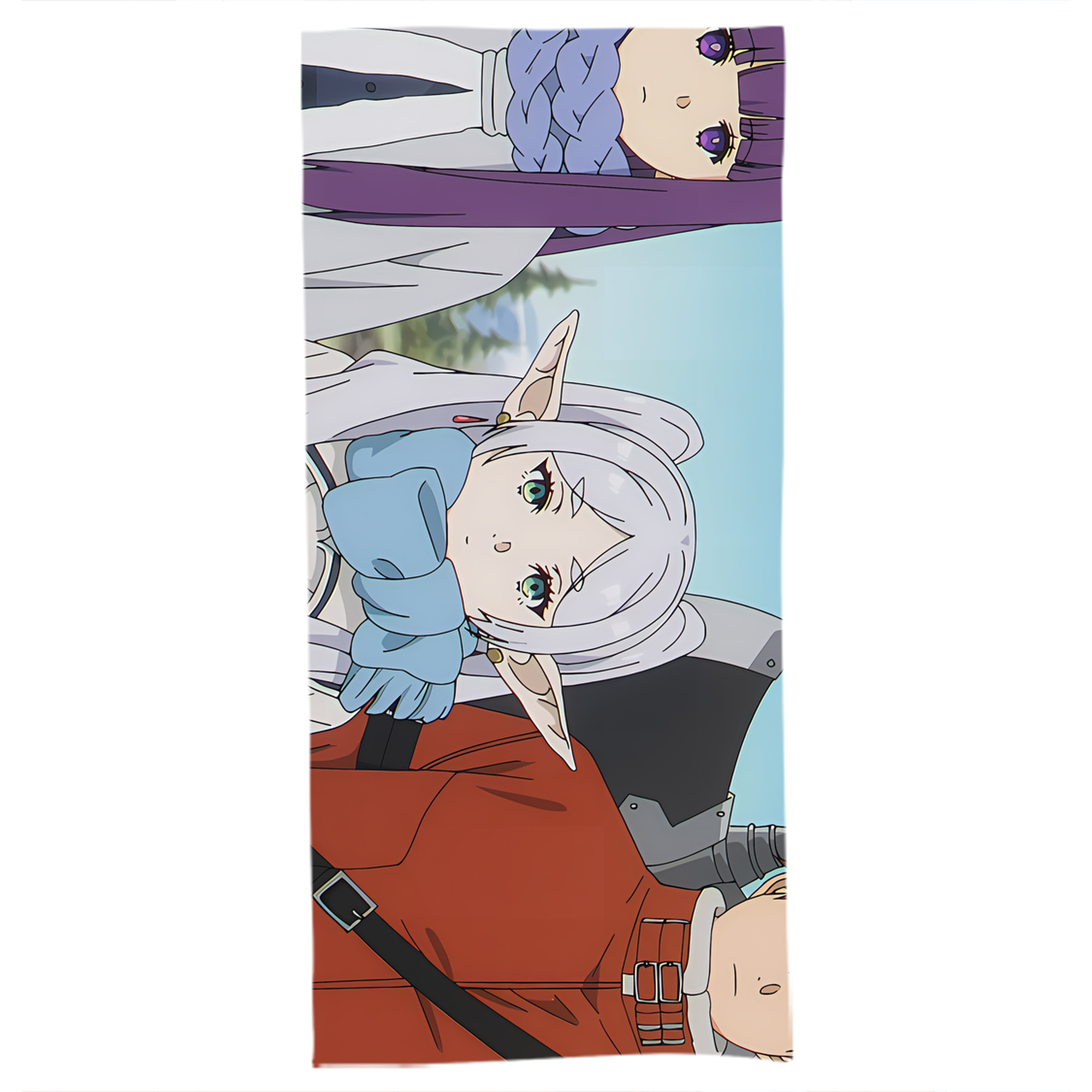 （画像用） 葬送のフリーレン Frieren 大判バスタオル 70×140cm 吸水速乾 柔らかい肌触り