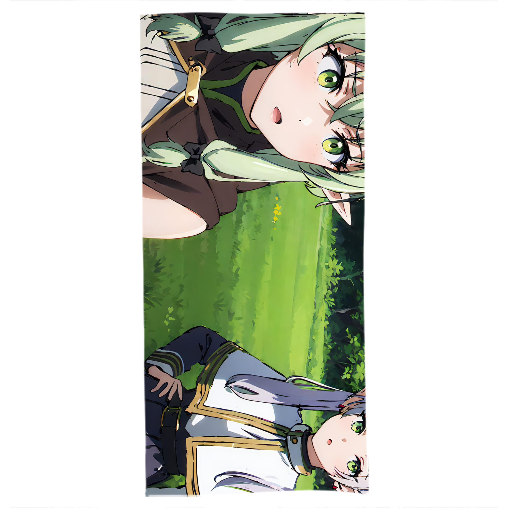 （画像用） 葬送のフリーレン Frieren 大判バスタオル 70×140cm 吸水速乾 柔らかい肌触り