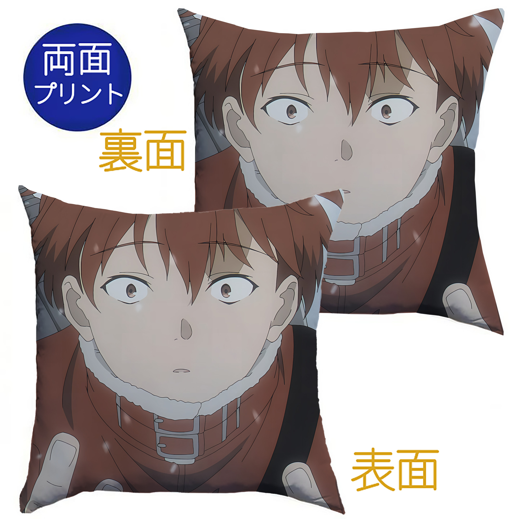 （画像用） 葬送のフリーレン Frieren クッションカバー＆本体セット（ポリエステル素材）