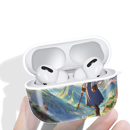 葬送のフリーレン Frieren 【AirPods Pro用】ハードシェル保護ケース 耐衝撃・防指紋・カラビナ付き商品仕様