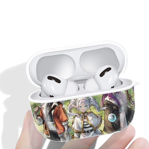 葬送のフリーレン Frieren 【AirPods Pro用】ハードシェル保護ケース 耐衝撃・防指紋・カラビナ付き商品仕様