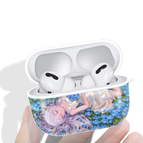 葬送のフリーレン Frieren 【AirPods Pro用】ハードシェル保護ケース 耐衝撃・防指紋・カラビナ付き商品仕様