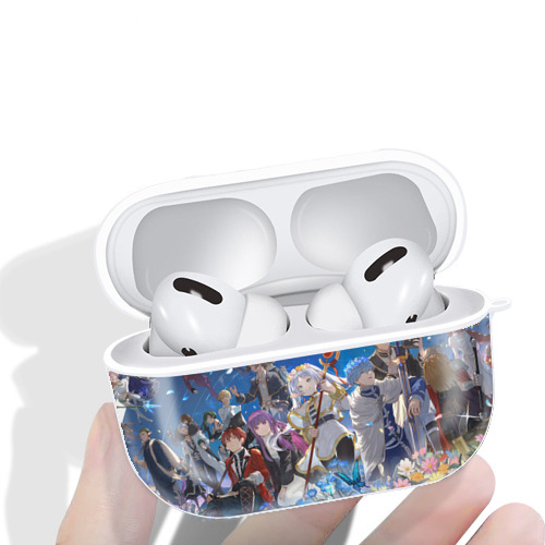 葬送のフリーレン Frieren 【AirPods Pro用】ハードシェル保護ケース 耐衝撃・防指紋・カラビナ付き商品仕様