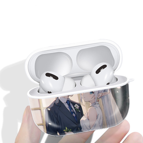 葬送のフリーレン Frieren 【AirPods Pro用】ハードシェル保護ケース 耐衝撃・防指紋・カラビナ付き商品仕様