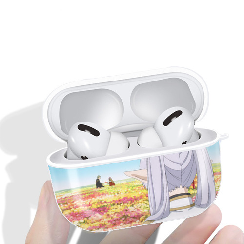 葬送のフリーレン Frieren 【AirPods Pro用】ハードシェル保護ケース 耐衝撃・防指紋・カラビナ付き商品仕様