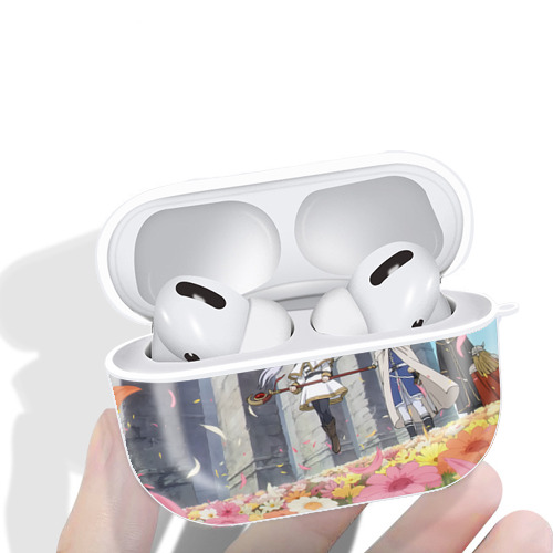 葬送のフリーレン Frieren 【AirPods Pro用】ハードシェル保護ケース 耐衝撃・防指紋・カラビナ付き商品仕様