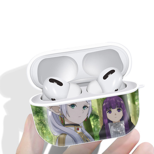 葬送のフリーレン Frieren 【AirPods Pro用】ハードシェル保護ケース 耐衝撃・防指紋・カラビナ付き商品仕様