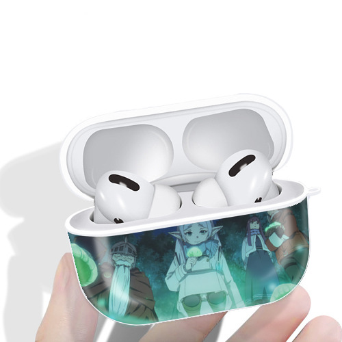 葬送のフリーレン Frieren 【AirPods Pro用】ハードシェル保護ケース 耐衝撃・防指紋・カラビナ付き商品仕様